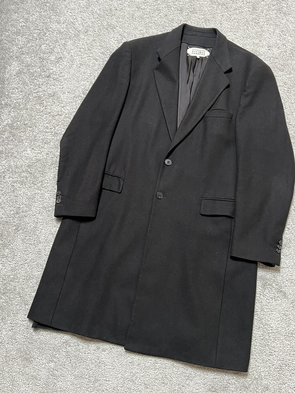 Maison Margiela Vintage Maison Margiela Black Wool Coat Size L Size US L / EU 52-54 / 3 - 4 Thumbnail