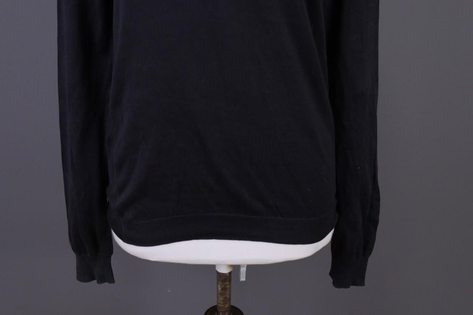 J.Crew J.Crew Black V-Neck Jumper Knit Sweater Size M Size M / US 6-8 / IT 42-44 - 2 Thumbnail