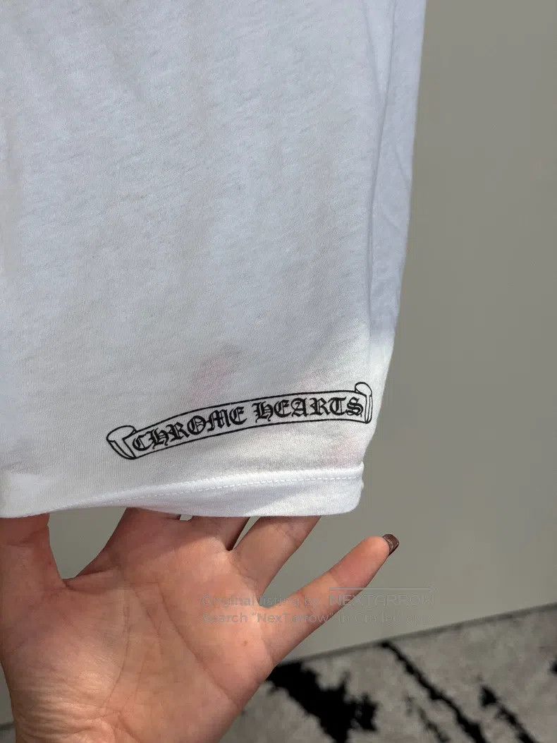 Chrome Hearts CHROME HEARTS Size XS Round neck T-shirt with white short s Size US XS / EU 42 / 0 - 4 Thumbnail