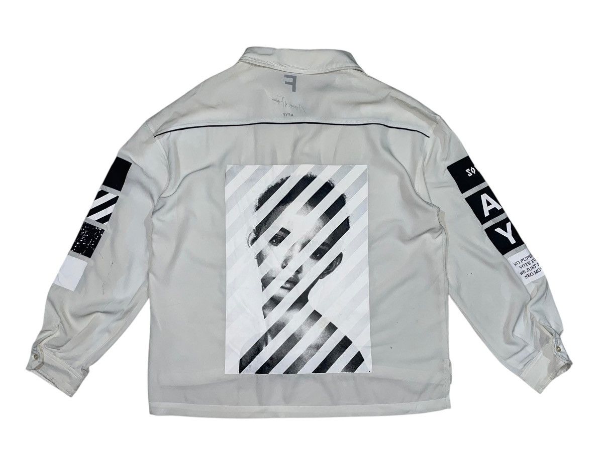 Japanese Brand AFYF Attitude of Fetishism OFF WHITE Style Shirt Size US L / EU 52-54 / 3 - 4 Thumbnail
