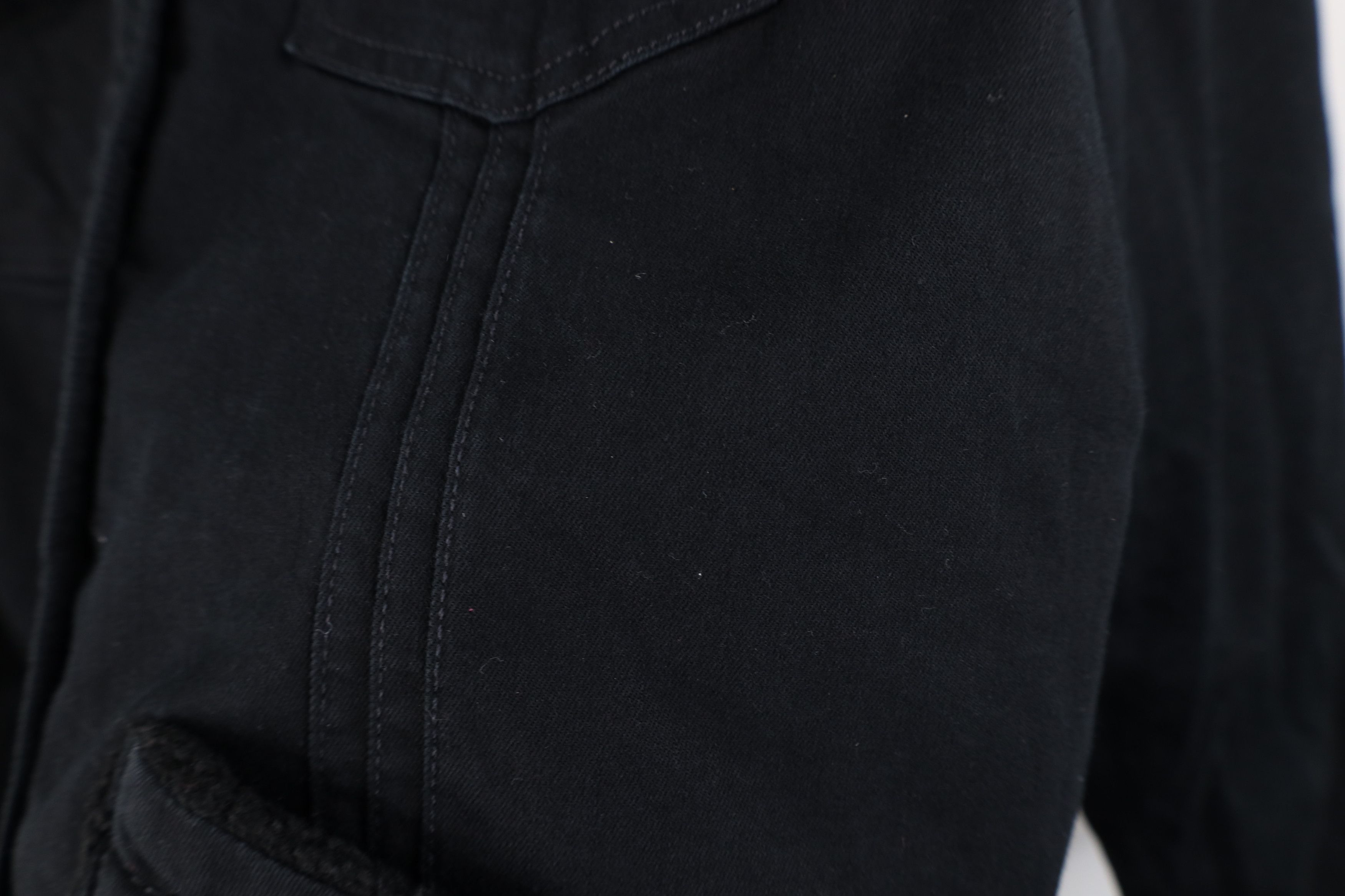 Gap Vintage Y2K Gap Fleece Lined Denim Trucker Jacket Black Size XL / US 12-14 / IT 48-50 - 8 Thumbnail
