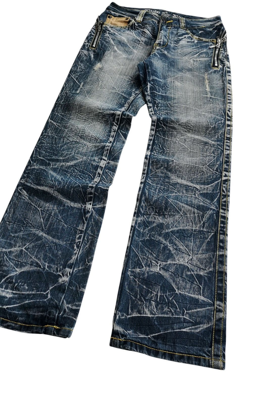 Tornado Mart Blow By Blue whiskering jeans style tornado mart Size US 30 / EU 46 - 7 Thumbnail