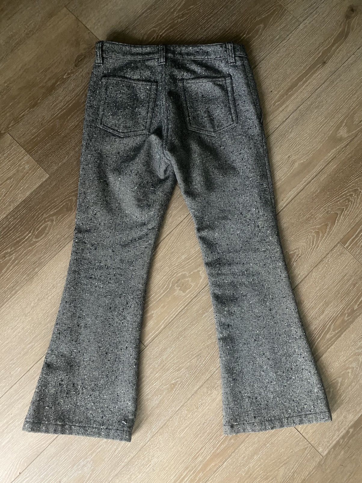 Comme des Garcons × Junya Watanabe Junya Watanabe 00s grey flared wool trousers Size US 30 / EU 46 - 2 Thumbnail