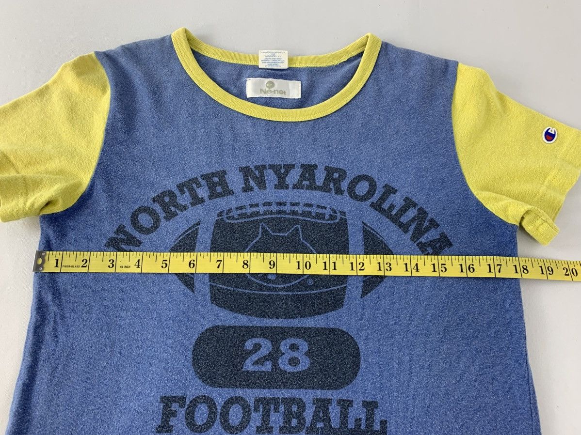 Champion × Ne-Net 90s Ne-net x Champion North Nyarolina Raglan Crewneck Tee Size M / US 6-8 / IT 42-44 - 10 Thumbnail