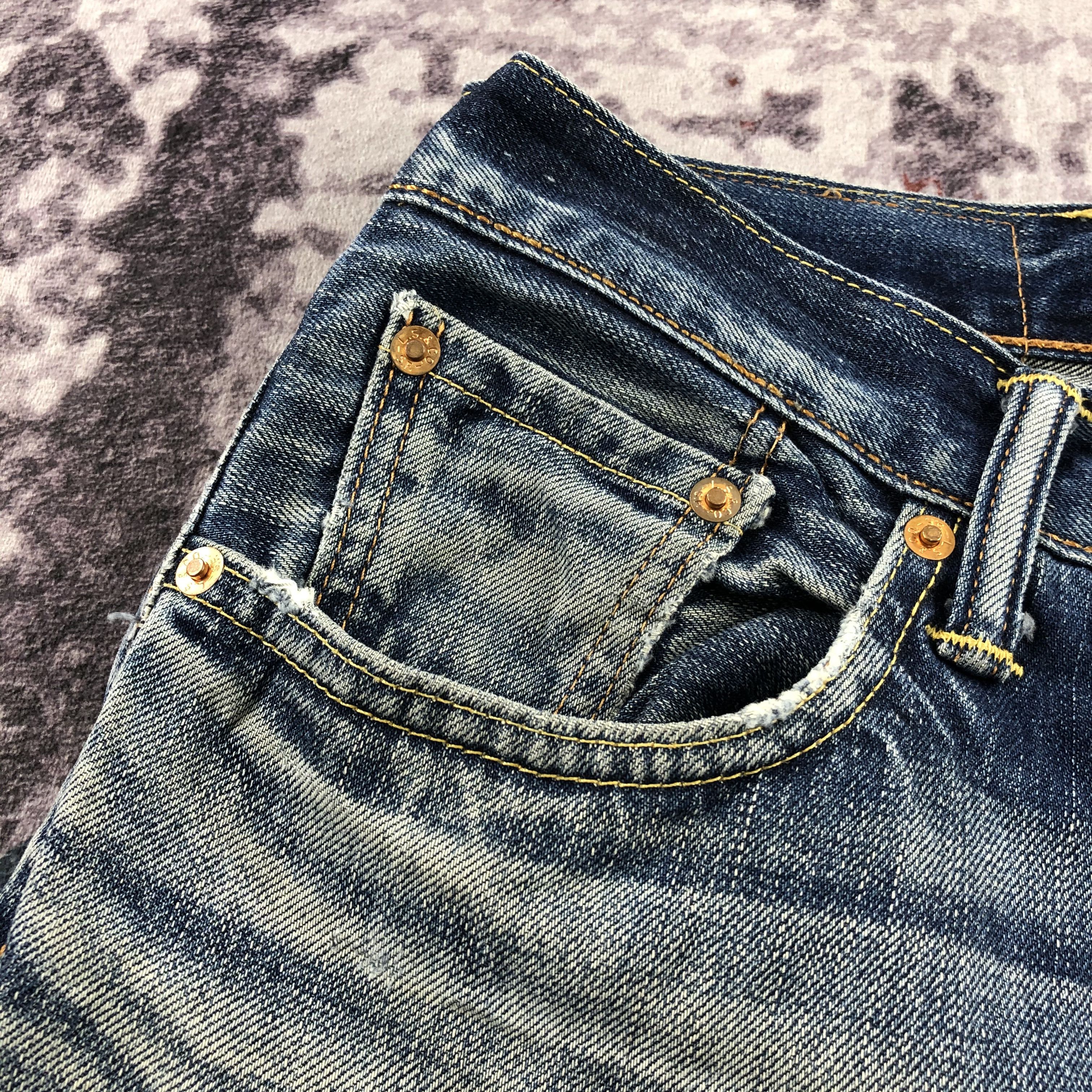 Levi's × Levi's Vintage Clothing × Vintage Vintage Ripped Levis 502 Jeans-JM2711 Size US 32 / EU 48 - 15 Thumbnail