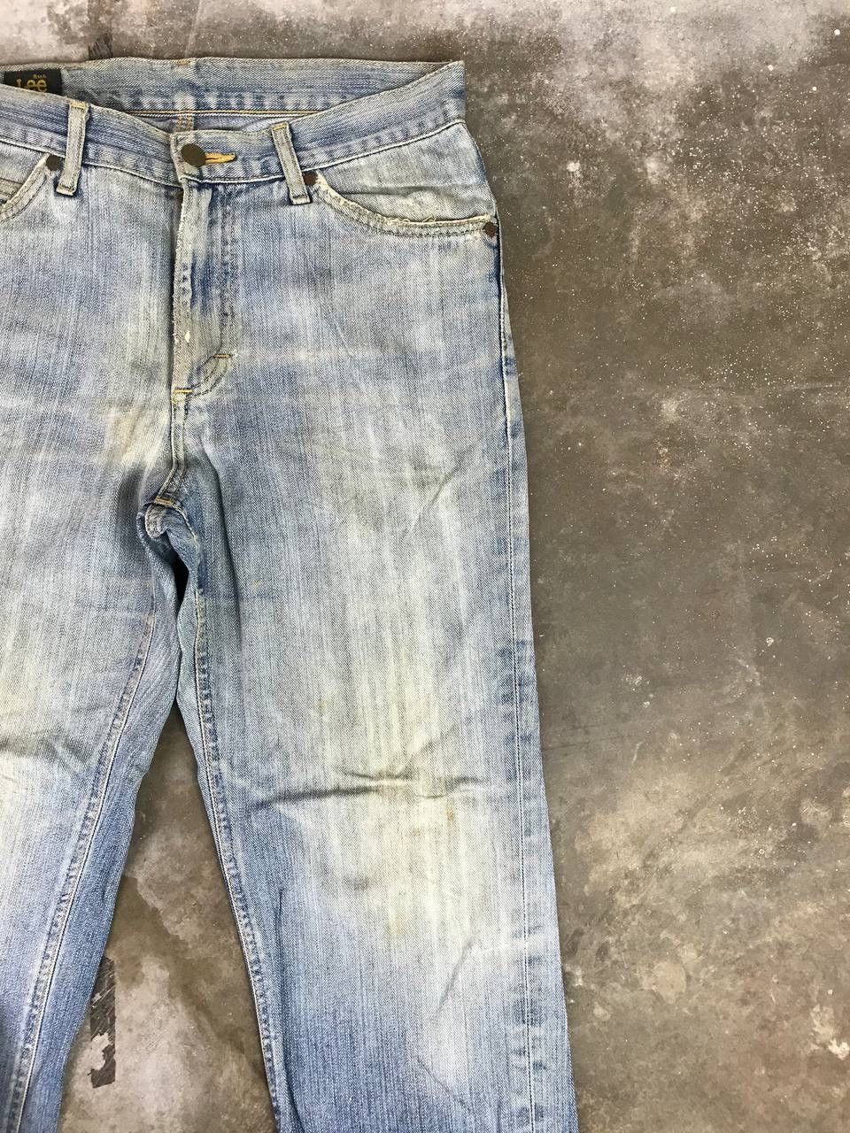 Lee × Vintage Vintage 90's distressed lee denim pants Size US 32 / EU 48 - 4 Thumbnail
