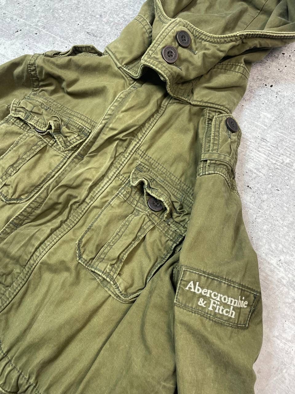 Abercrombie & Fitch Vintage Abercrombie And Fitch Military Parka Jacket Y2K Size US M / EU 48-50 / 2 - 4 Thumbnail