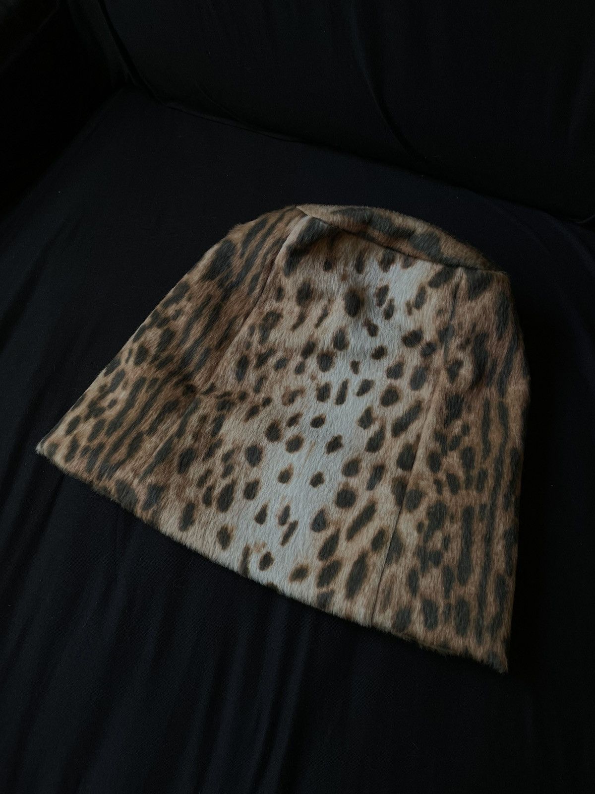 Martine Rose FW24 Martine Rose - Leopard Tall Bucket Hat Size ONE SIZE - 3 Thumbnail
