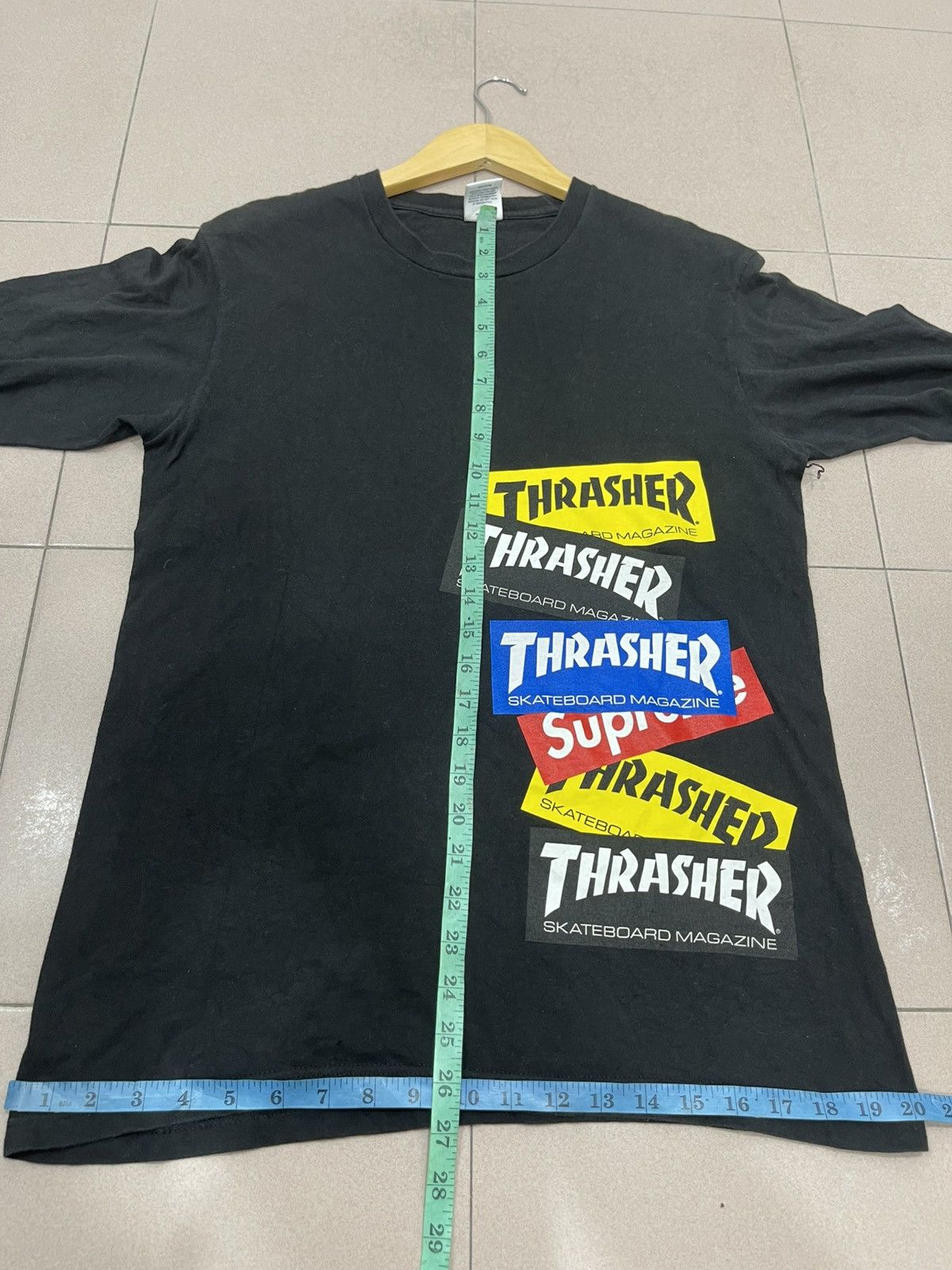 Supreme × Thrasher Supreme x Thrasher Multi Logo Long Sleeve Size US S / EU 44-46 / 1 - 11 Thumbnail