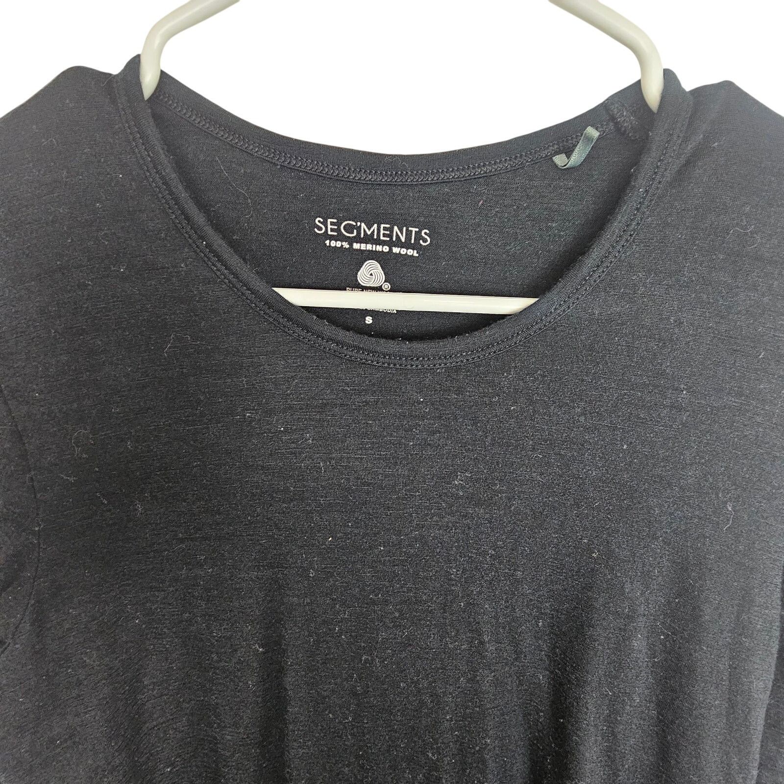 Sebago Segments Womens Merino Wool Shirt Base Layer Size S Gorpcore Size S / US 4 / IT 40 - 2 Thumbnail