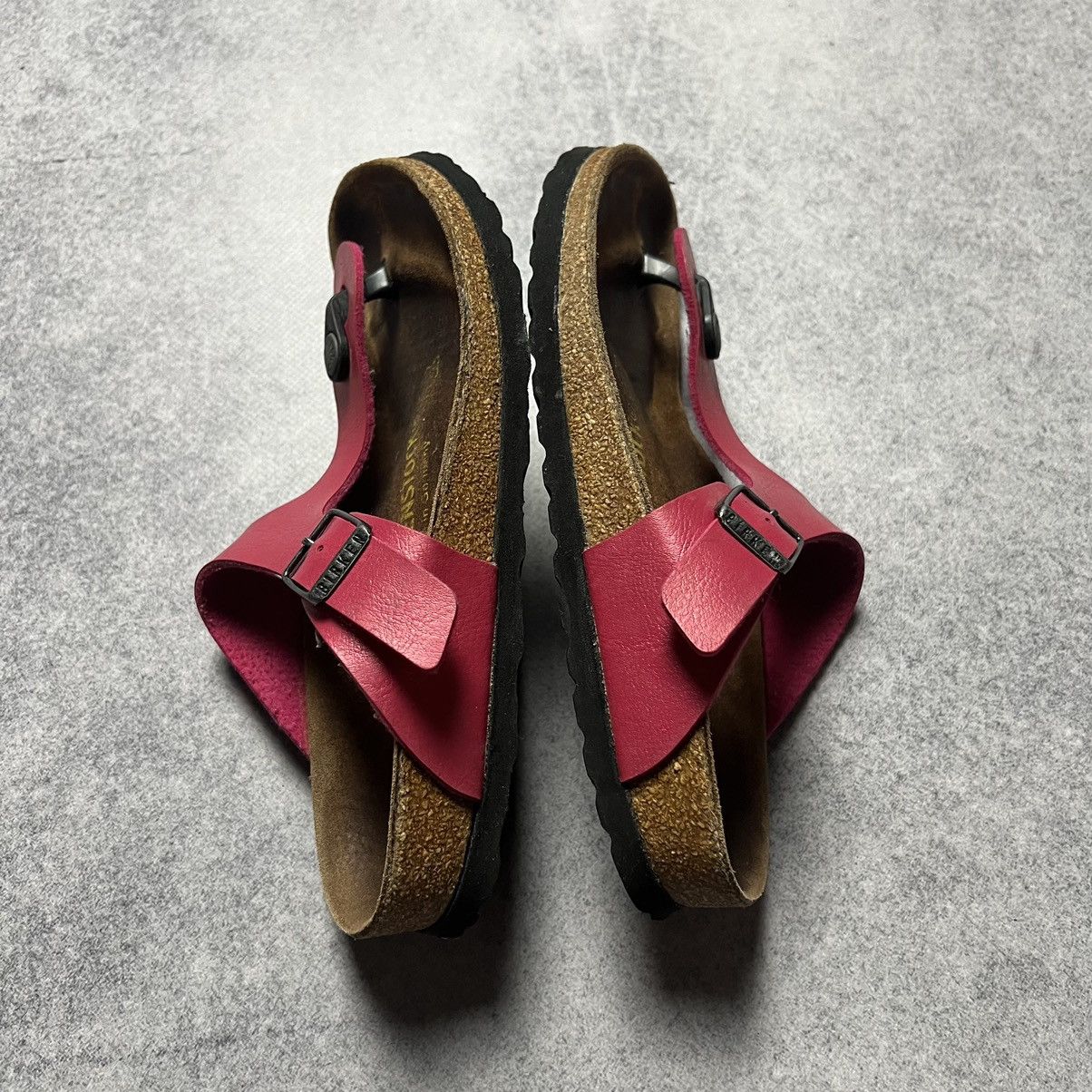 Birkenstock Vintage Birkenstock Leather Toe Thong Flip Flop Sandals Size US 5 / IT 35 - 4 Thumbnail