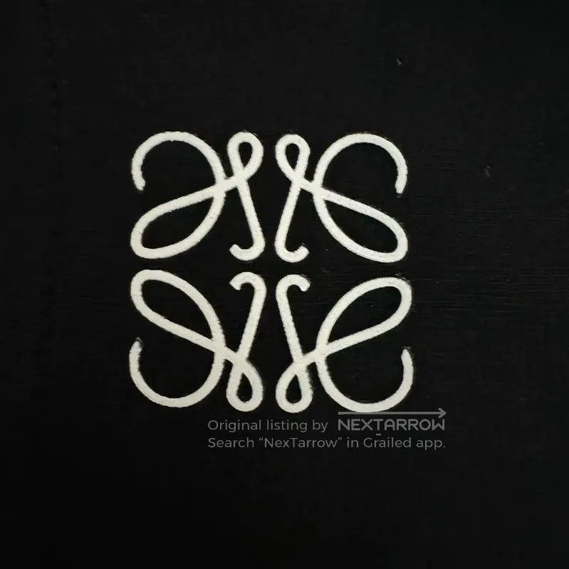 Loewe Loewe Black Cotton Embroidered Logo T-Shirt . Size M / US 6-8 / IT 42-44 - 3 Thumbnail