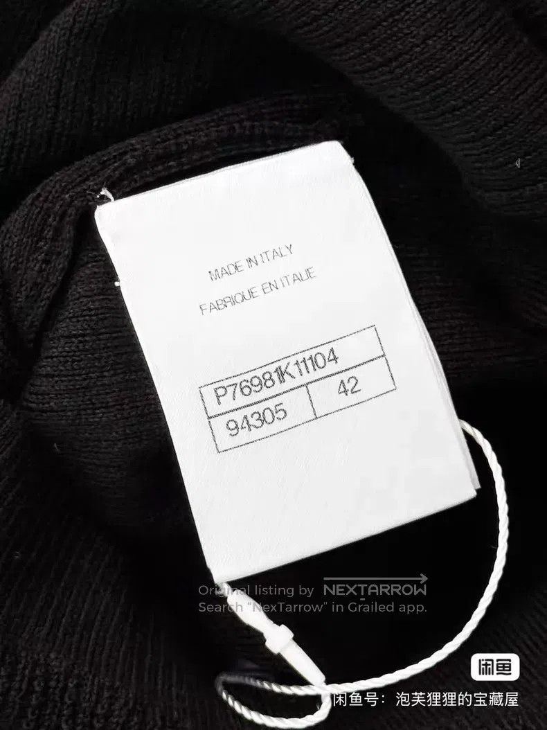 Chanel Chanel Black clover embroidered pocket short sleeves Size M / US 6-8 / IT 42-44 - 6 Thumbnail