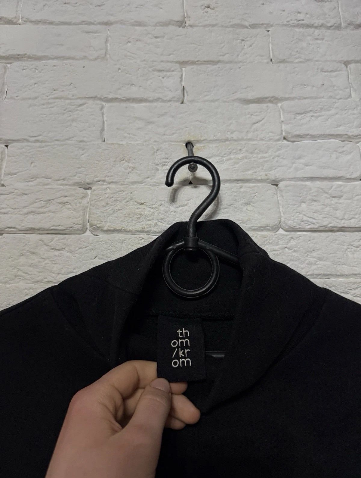 Thom Krom Rare Woman`s Thom Krom Cropped High Neck Sweatshirt Sz S Size S / US 4 / IT 40 - 5 Thumbnail