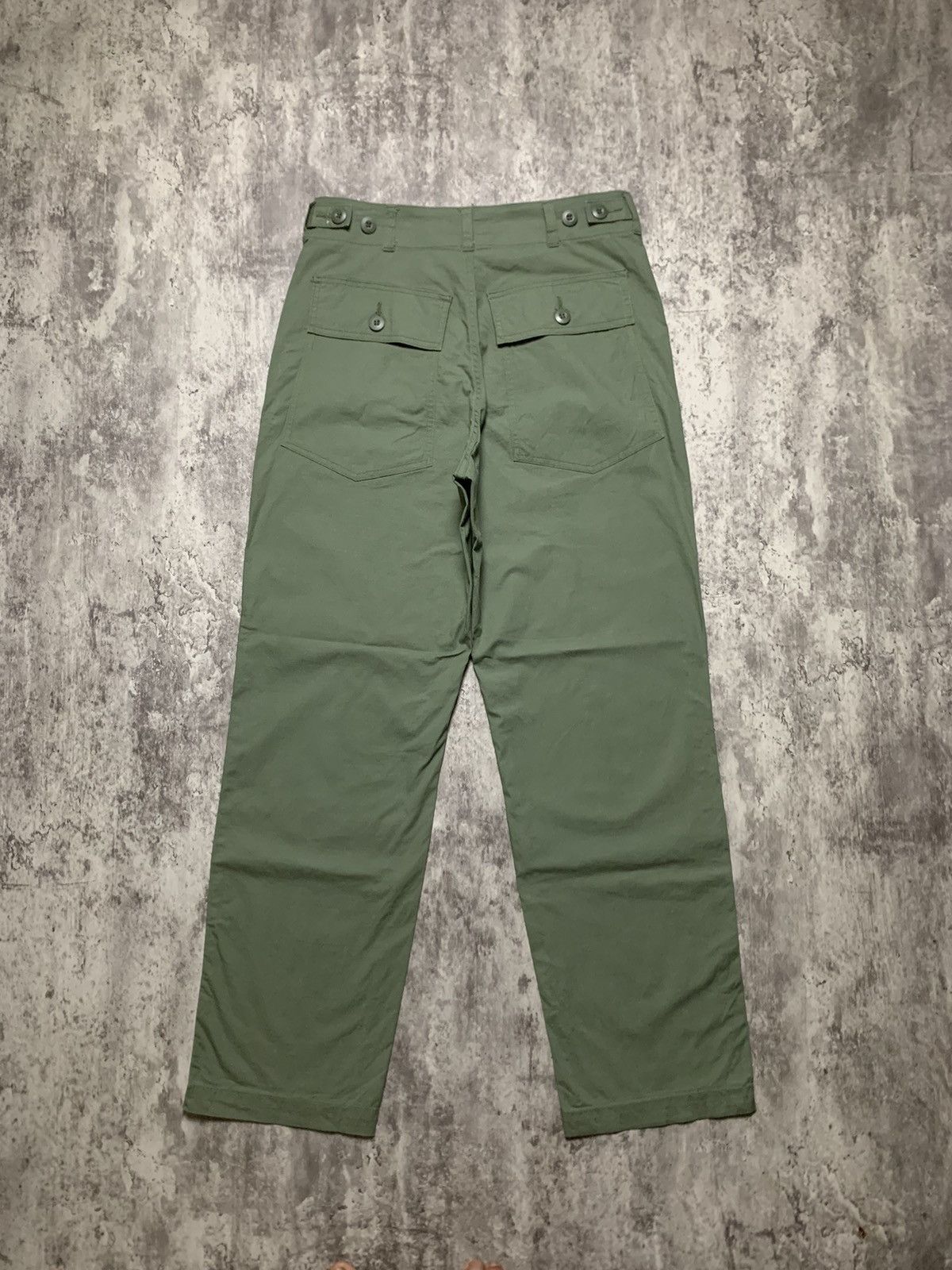 Orslow Japanese Olive Green Fatigue Rip Stop Lowrys Farm Size US 29 - 5 Thumbnail