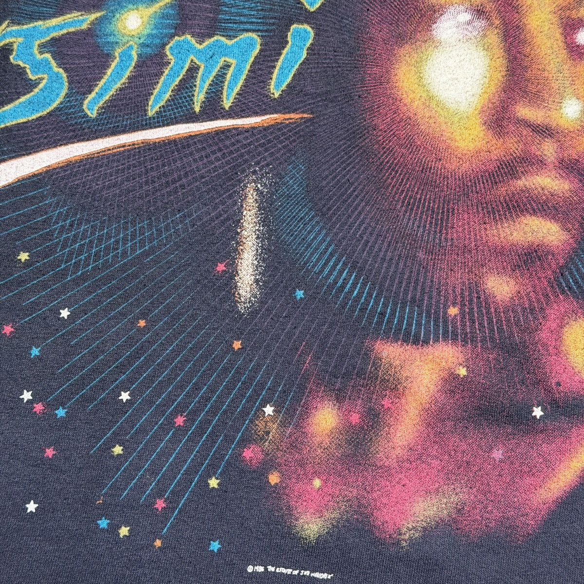 Vintage Jimi hendrix 1987 space tee Size US L / EU 52-54 / 3 - 3 Thumbnail