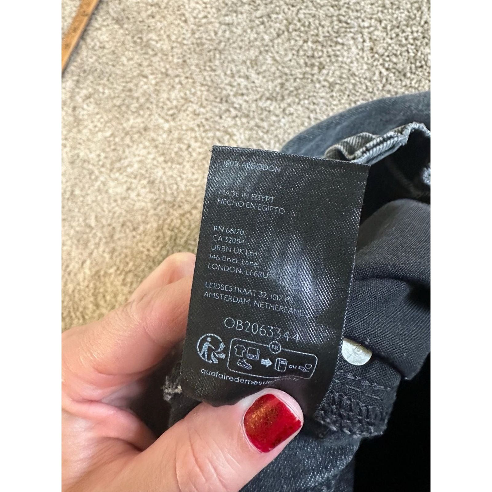 Bdg BDG Rih Mid-Rise Balloon Baggy Jeans Washed Black Size 31 Size 31" - 8 Thumbnail