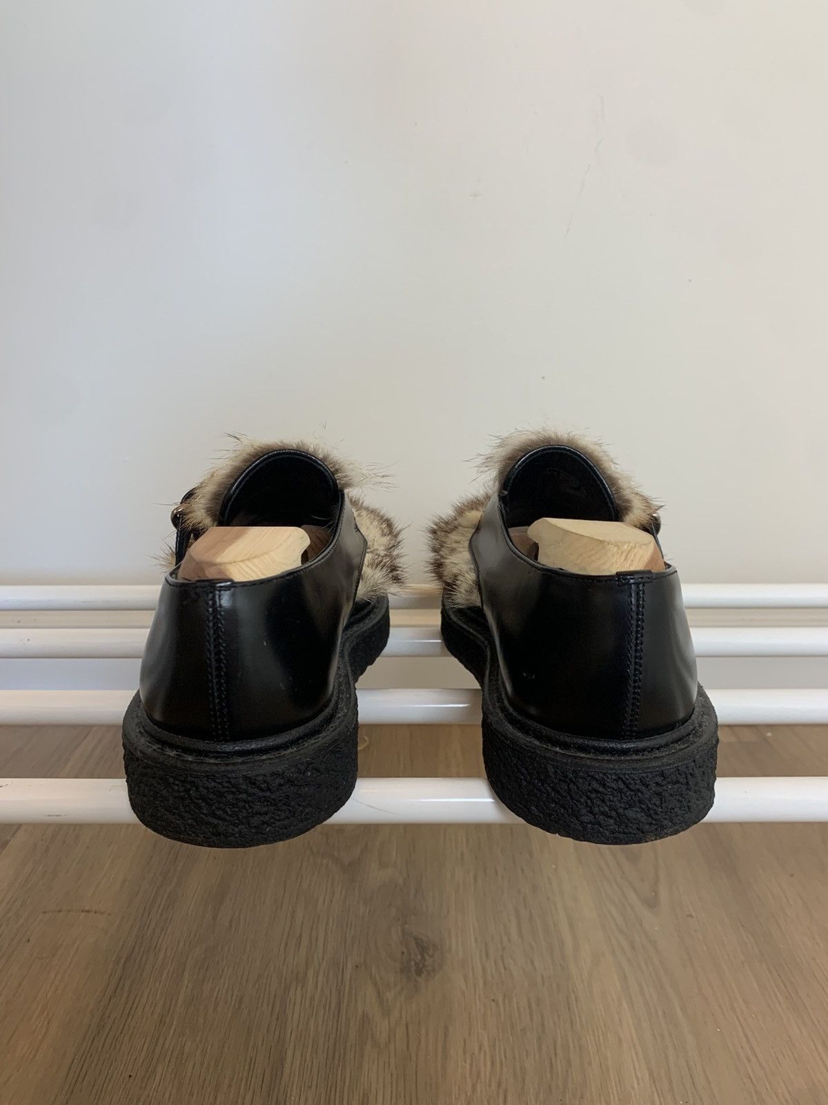 Hedi Slimane × Saint Laurent Paris Saint Laurent Paris AW14 Fur Monk Strap Creepers Size US 6.5 / EU 39-40 - 8 Thumbnail