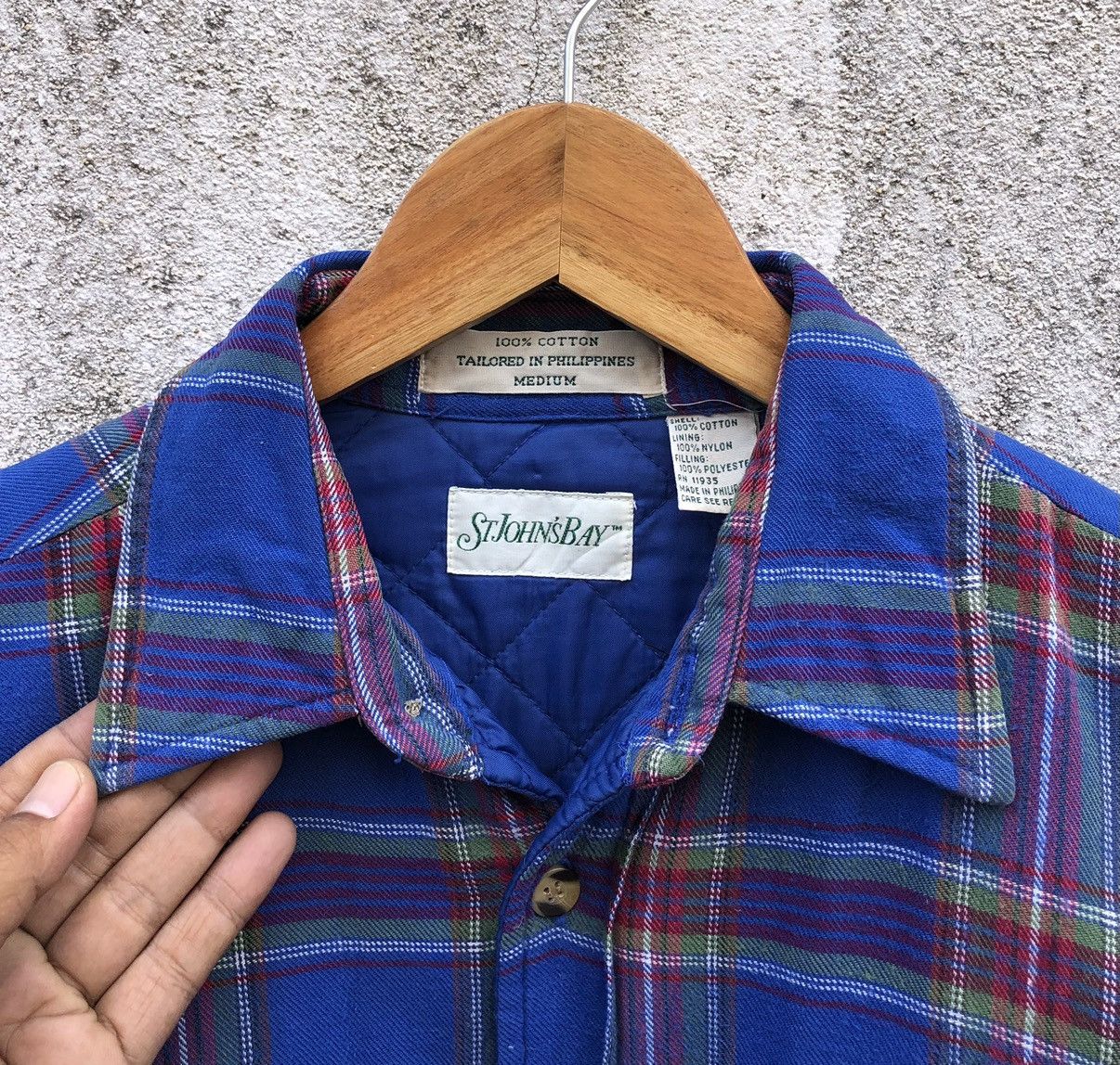 St. Johns Bay StJohn’sBay Western Flannel Button Up Lined Quilted Jacket Size US M / EU 48-50 / 2 - 9 Thumbnail
