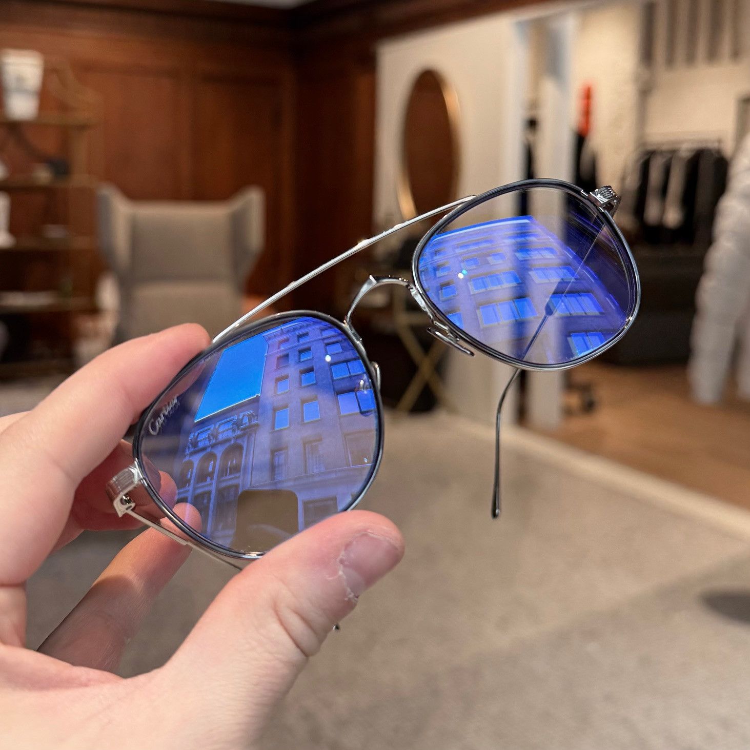 Cartier Cartier CT0251S C De Cartier Titanium Photocromatic Glasses Size ONE SIZE - 12 Thumbnail
