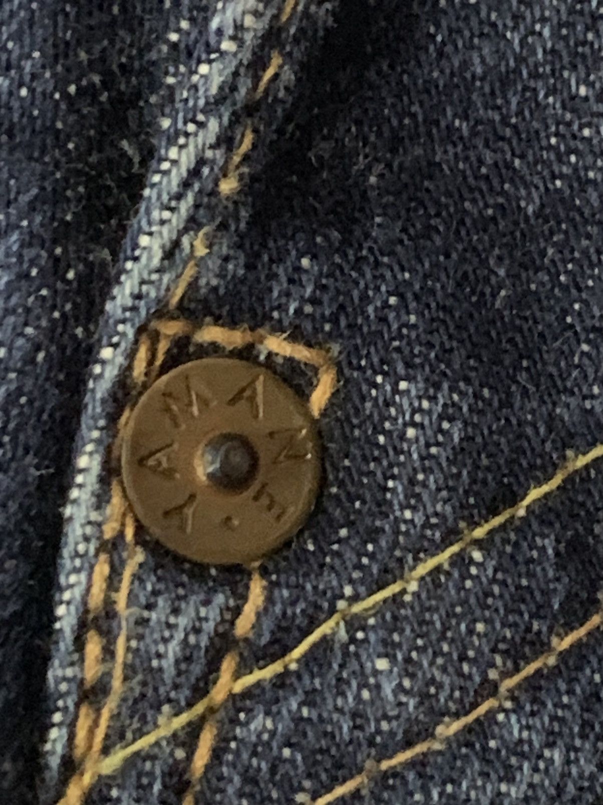Evisu Evisu Big Logo Selvedge Denim Jeans Size US 35 - 5 Thumbnail