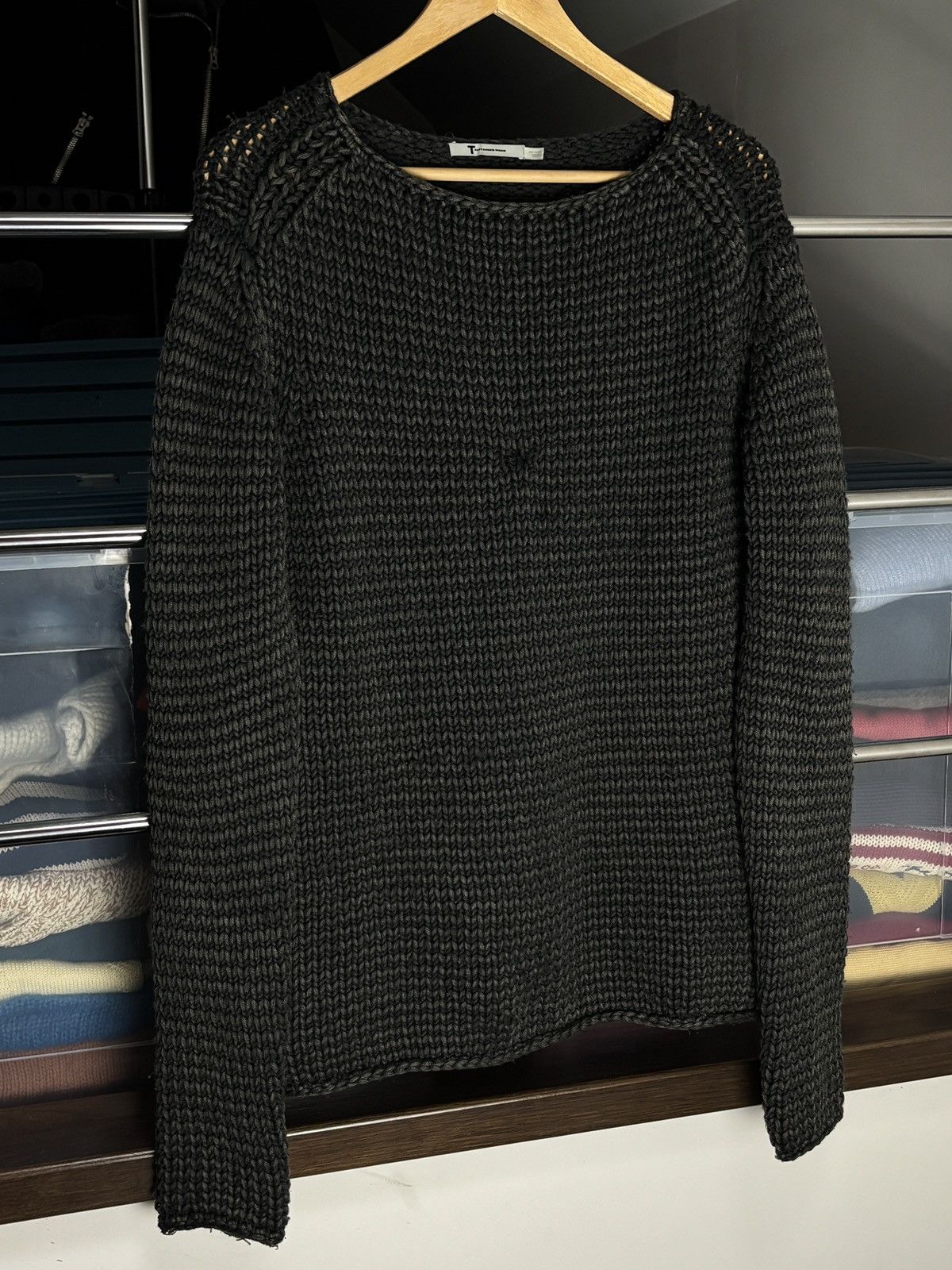 Alexander Wang Alexander Wang knit wool sweater avant garde Size US M / EU 48-50 / 2 - 2 Thumbnail