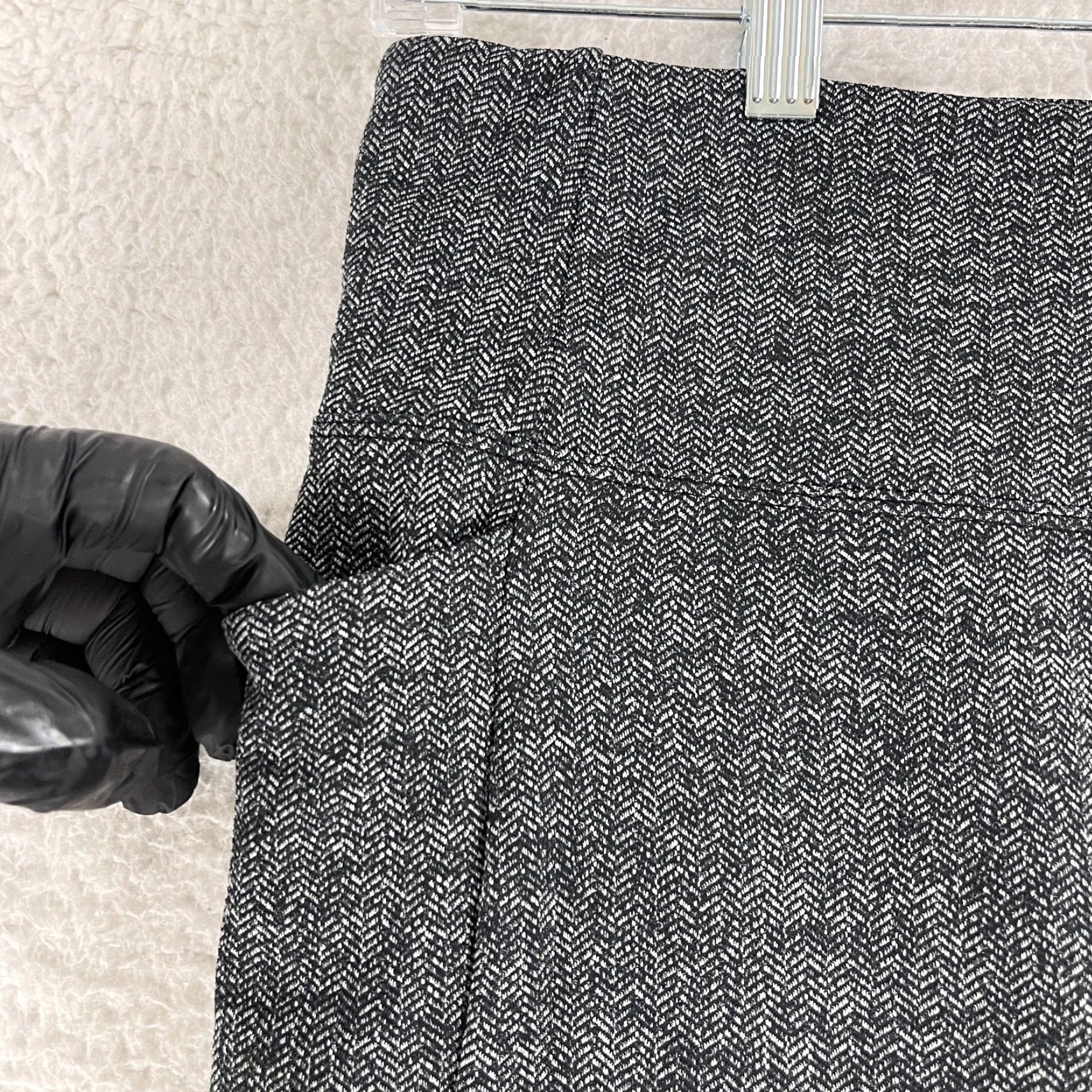Athleta Athleta Gray Leggings Womens Size Small Herringbone Mercer Pull On Split Hem Size 28" / US 6 / IT 42 - 4 Thumbnail