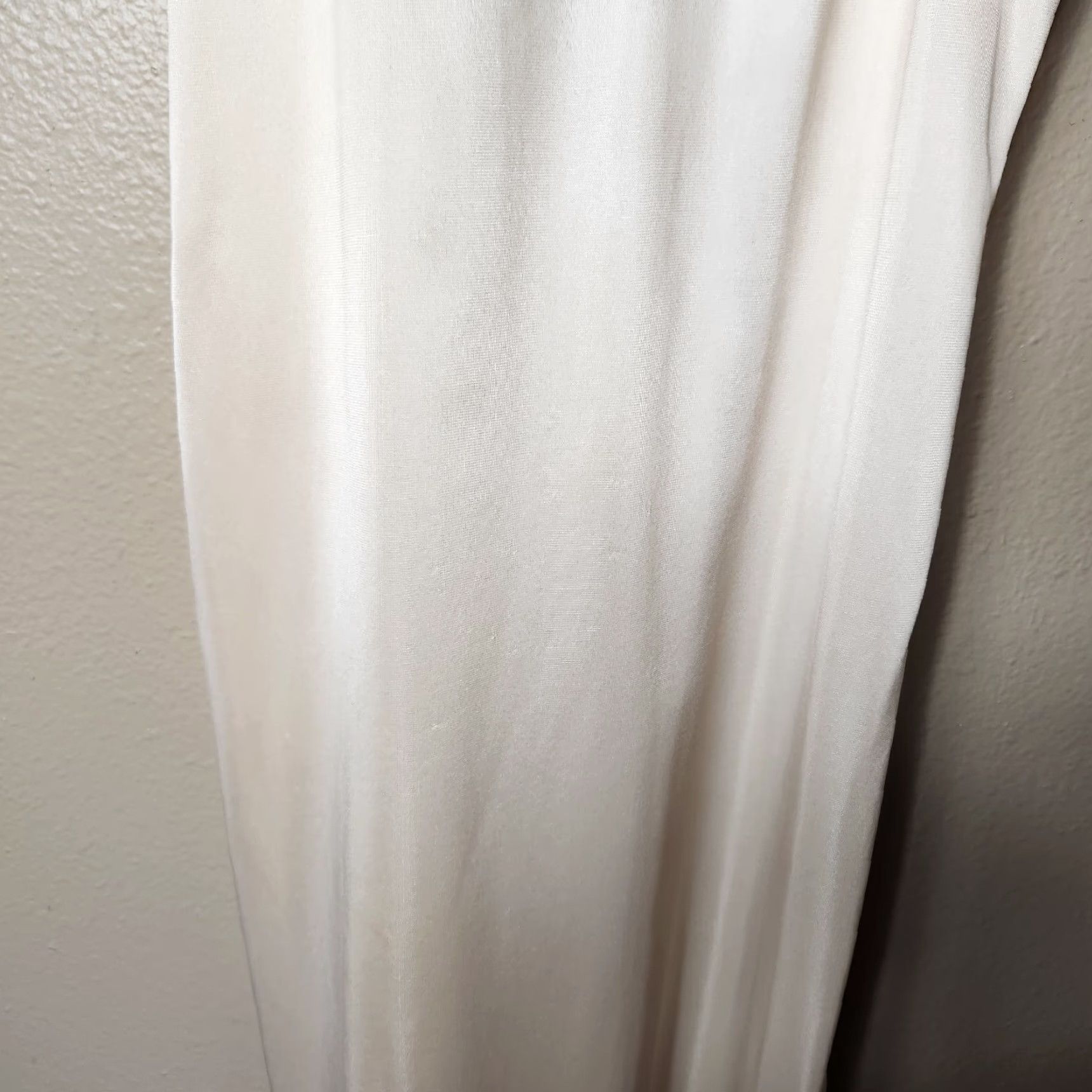 Vintage Lorraine Slip Dress Vintage Beige Satin Lace Tall/Small Size S / US 4 / IT 40 - 3 Thumbnail