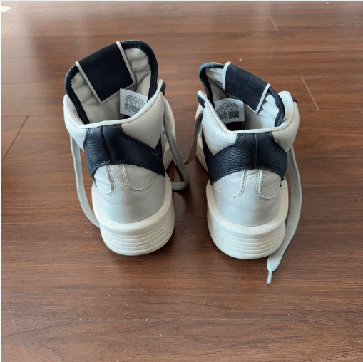 Rick Owens Rick Owens mid-top sneakers black and white Size US 9.5 / EU 42-43 - 3 Thumbnail