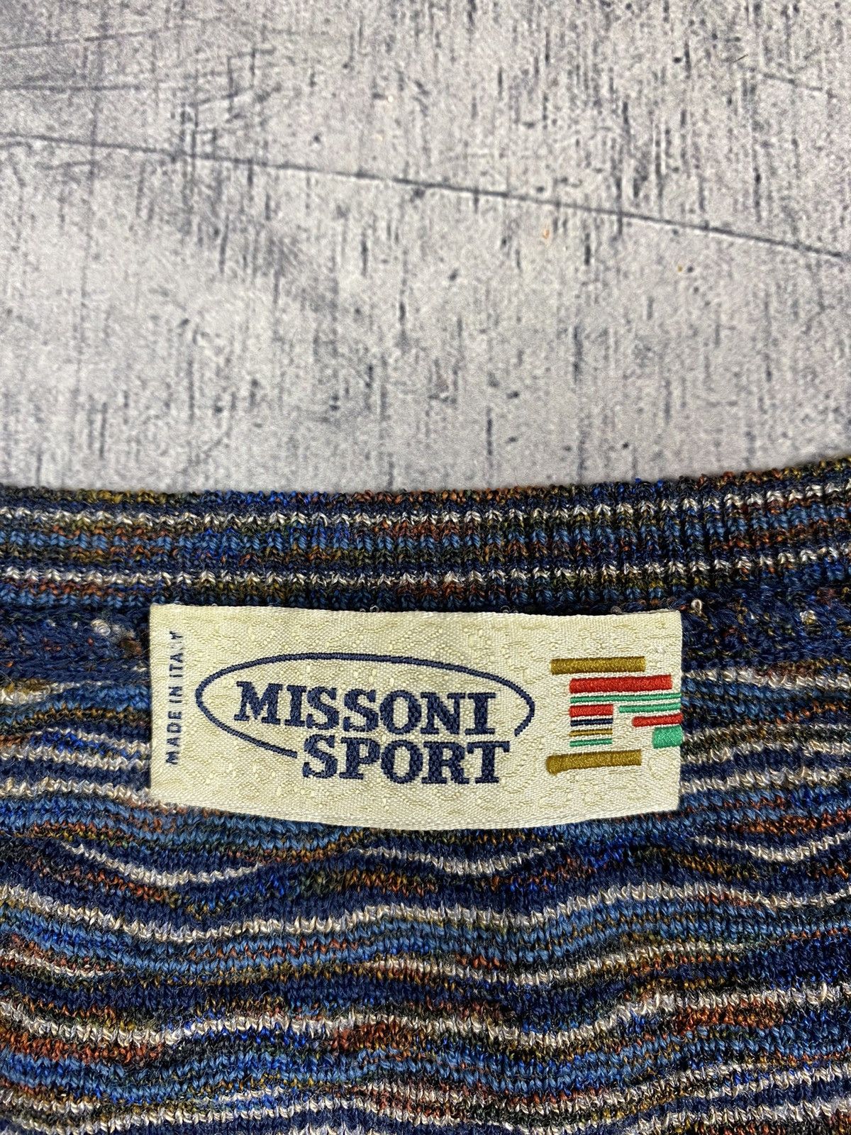 Missoni Missoni Sport Multicolor Wool Blend Sweater 3D Knit Jumper Size US L / EU 52-54 / 3 - 8 Thumbnail