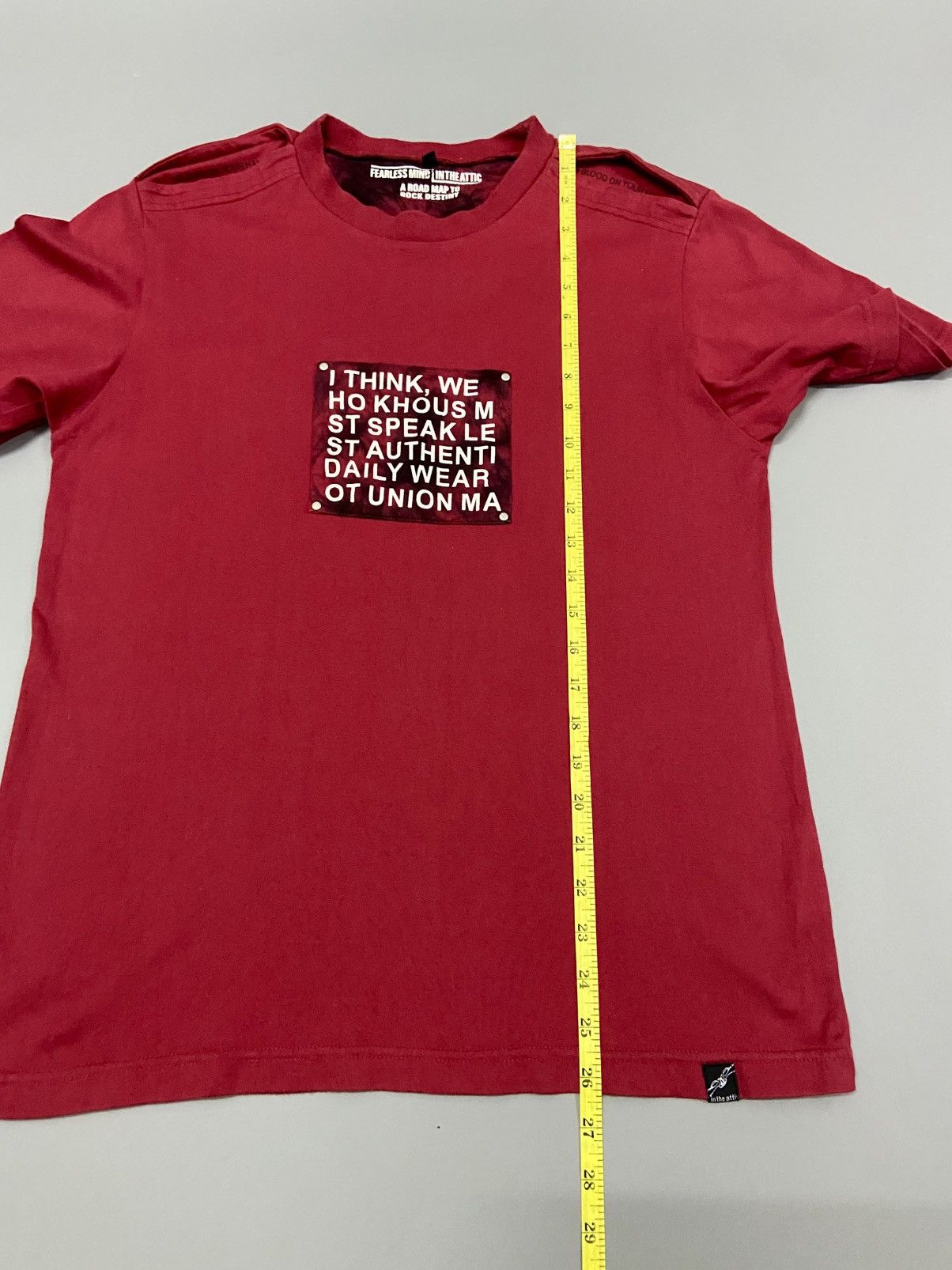 In The Attic IN THE ATTIC " BLOOD ON YOUR HAND " SEDITIONARY TEE Size US M / EU 48-50 / 2 - 7 Thumbnail