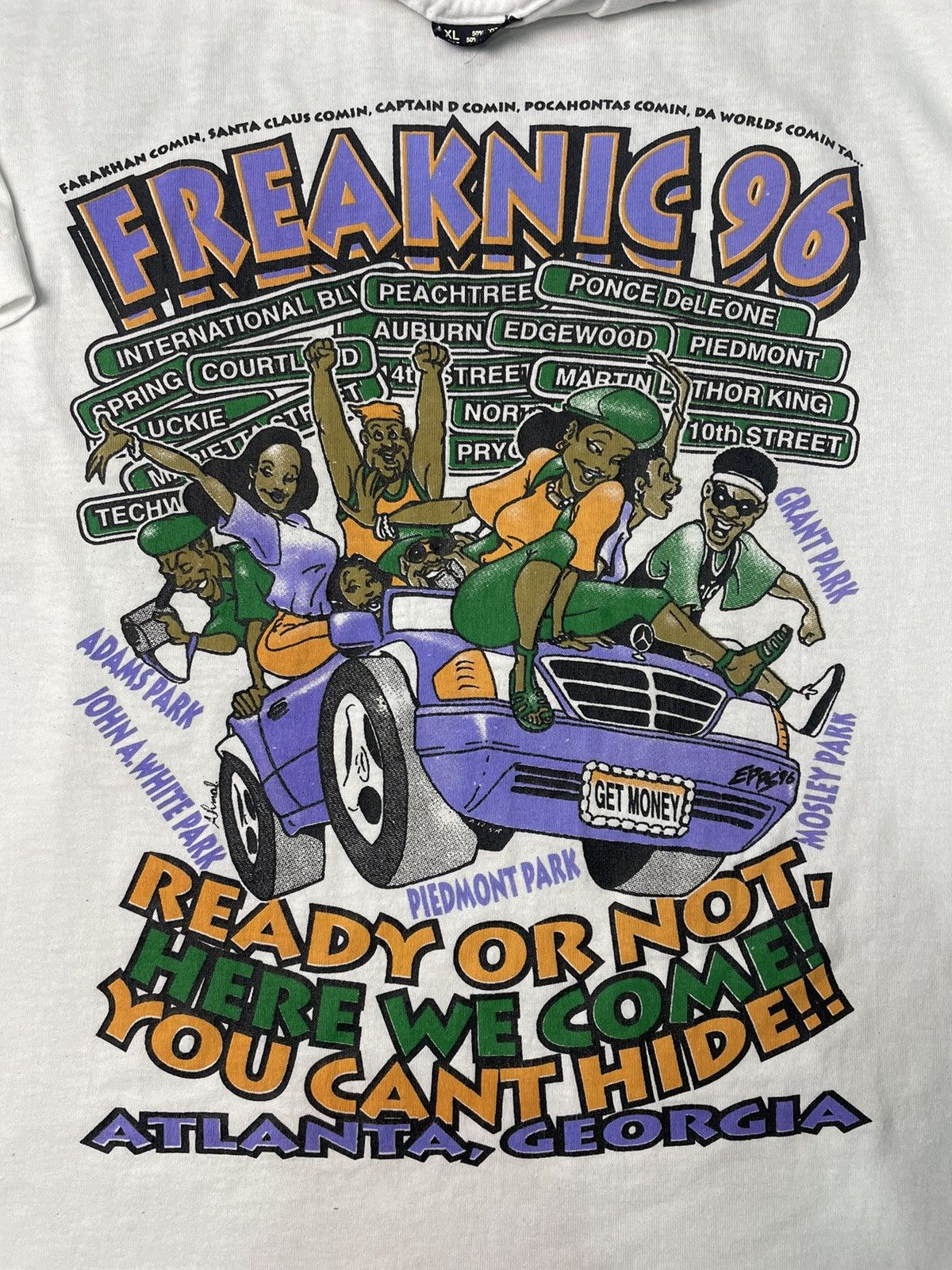 Rap Tees × Vintage Vintage Freaknik 96 Shirt Size US XL / EU 56 / 4 - 6 Thumbnail