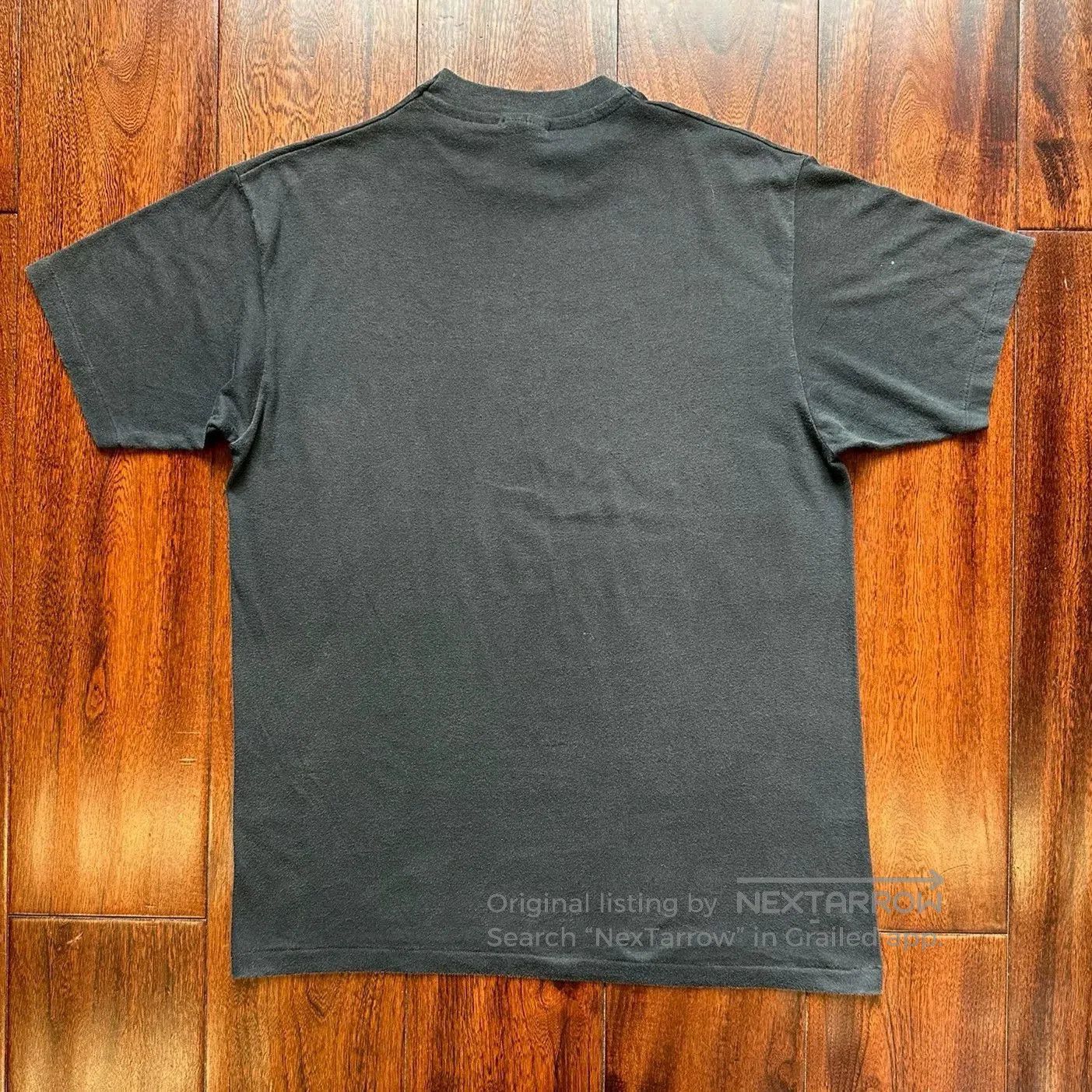 Vintage Vintage 80s Black Blank Tee. Size US L / EU 52-54 / 3 - 2 Thumbnail