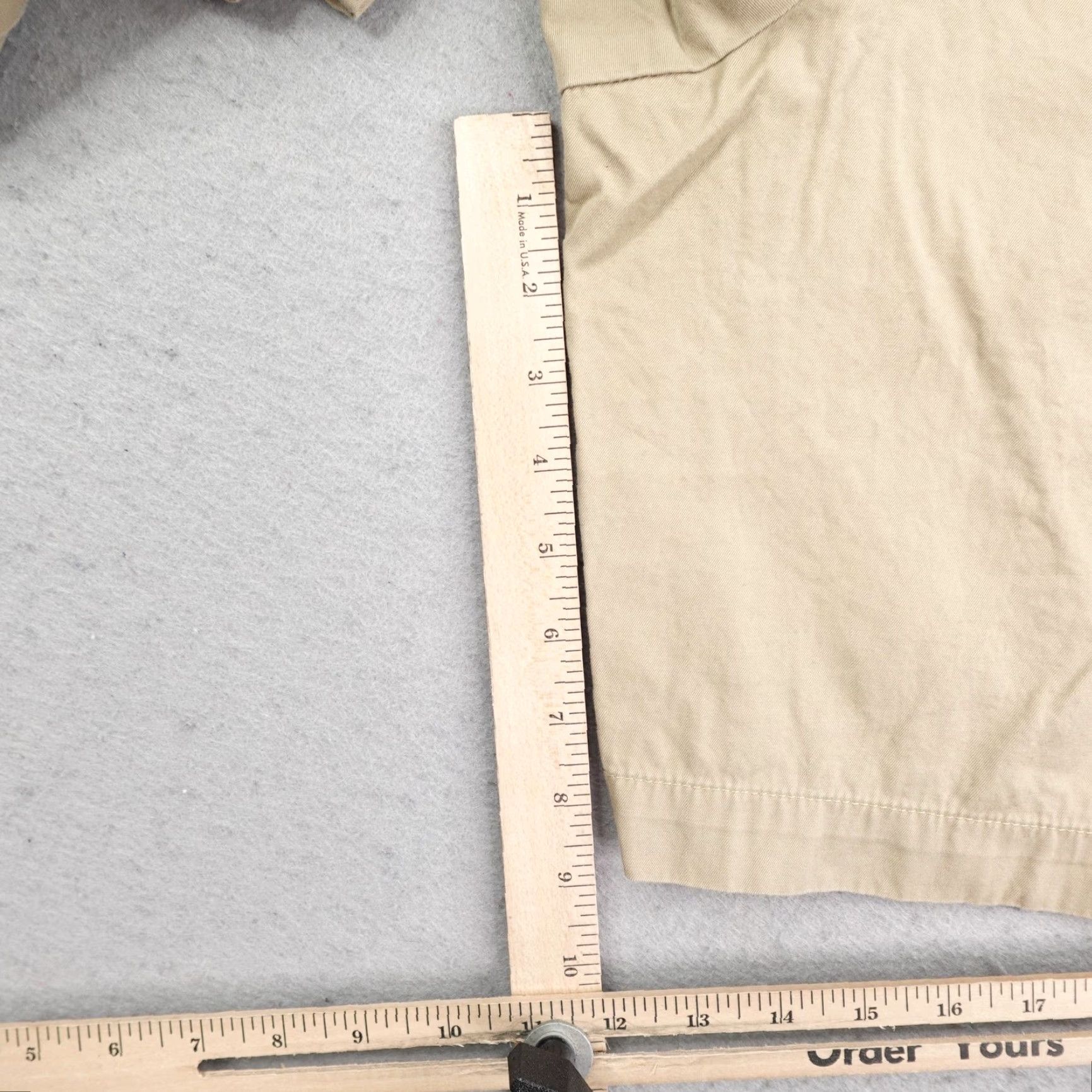 Polo Ralph Lauren VINTAGE Polo Ralph Lauren Shorts Mens 40 Chino Pleated Pony Logo Khaki Tan 9in Inseam 38W Beige Regular Mens Size US L / EU 52-54 / 3 - 7 Thumbnail
