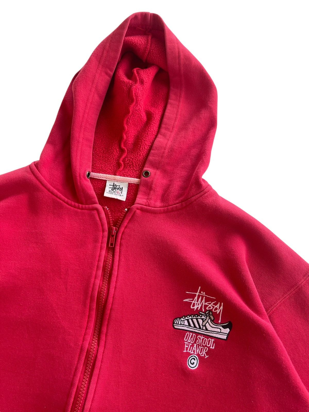 Stussy 90s Stussy Old School Flavor Hoodies Size US L / EU 52-54 / 3 - 4 Thumbnail