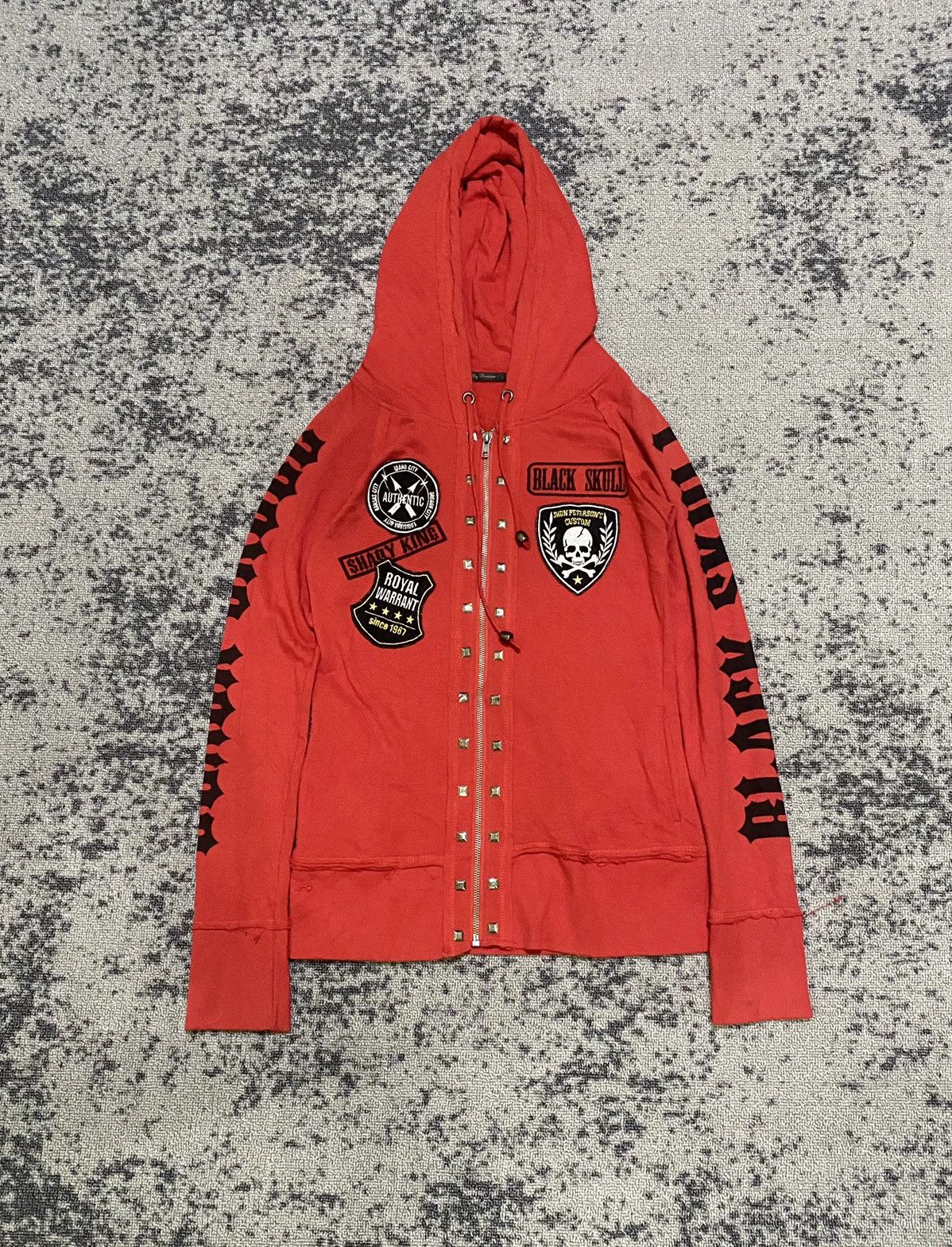 Hysteric Glamour Y2k Sky bomber skull fsixwasnine zip hoodie Size US M / EU 48-50 / 2 - 2 Thumbnail