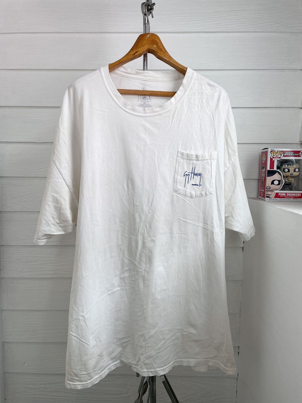 Guy Harvey × Vintage VINTAGE 2011 GUY HARVEY POCKET TEE Size US XXL / EU 58 / 5 - 2 Thumbnail