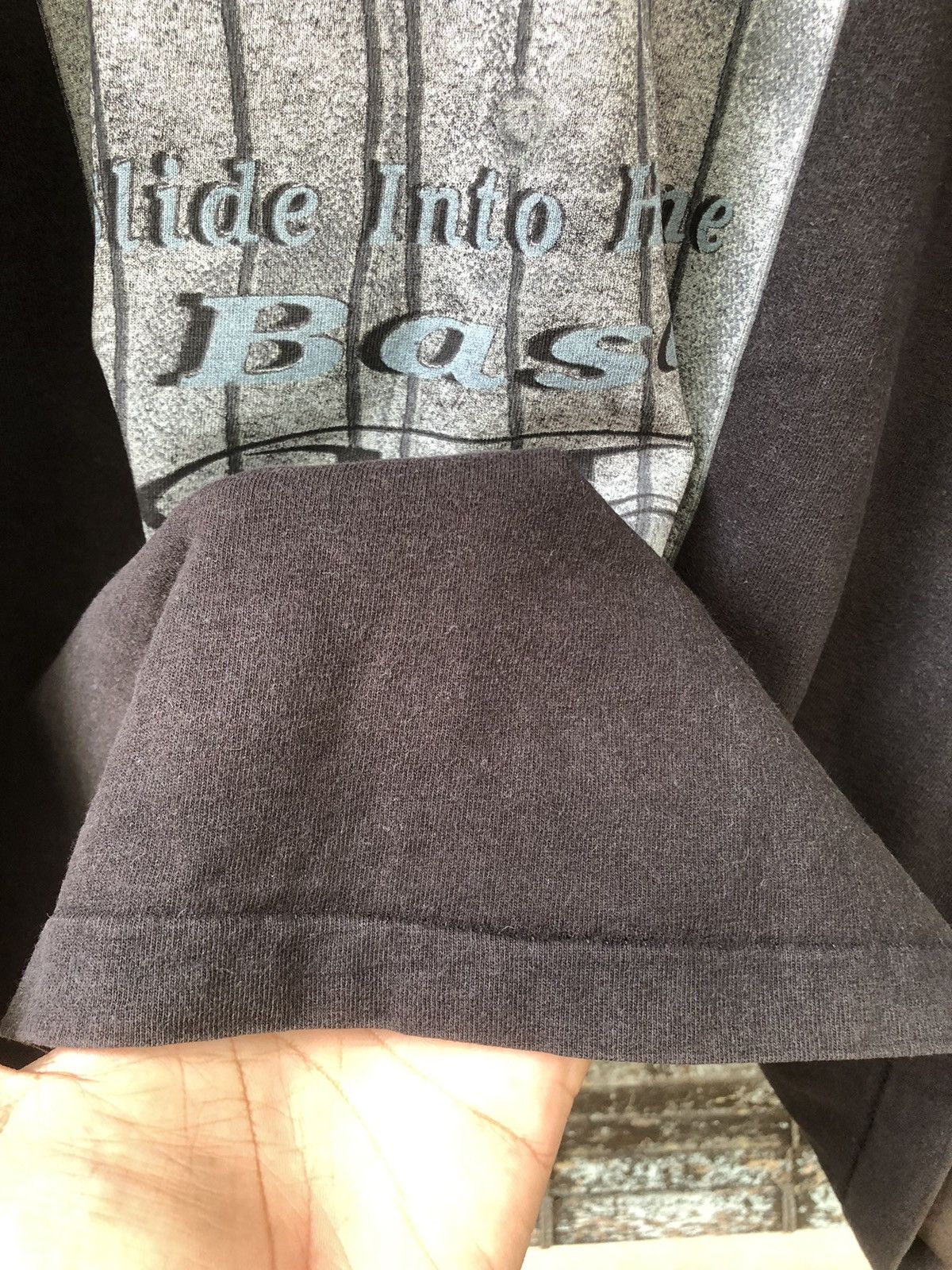 Band Tees × Vintage RARE Vintage 90s M.Hemings Slide Into Home Bass FMC Tee Size US L / EU 52-54 / 3 - 8 Thumbnail