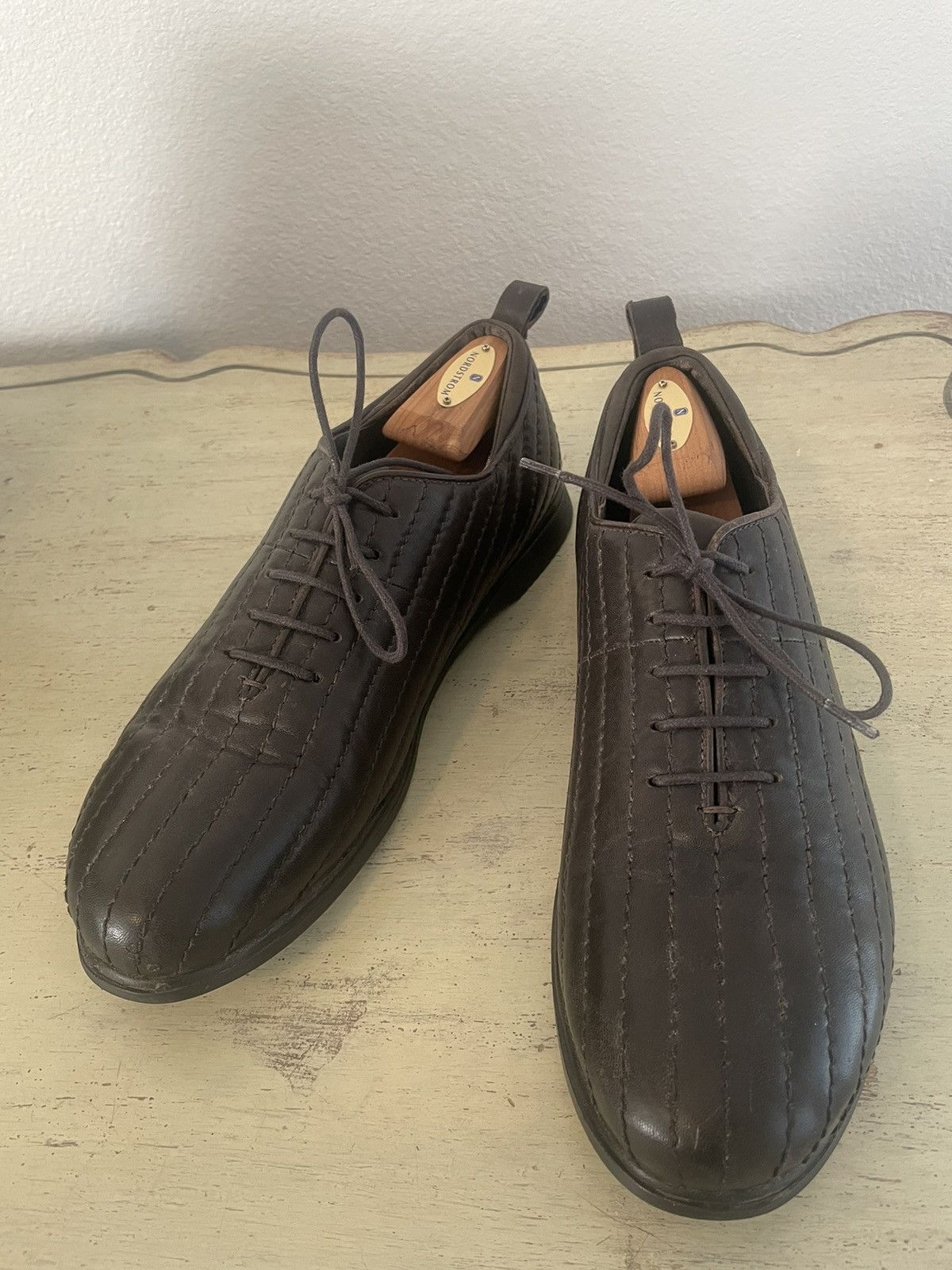 Jil Sander Quilted Channel Stitch Bowlers Size US 9 / EU 42 - 1 Thumbnail