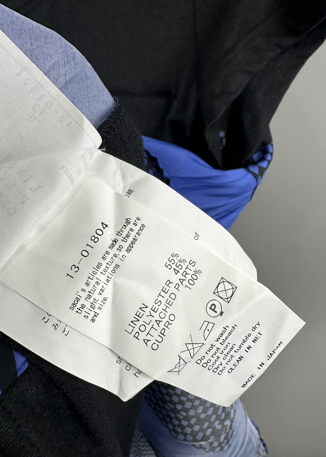 Sacai Sacai - Cut and Sew T-shirt with Scarf Attachments - Black Size M / US 6-8 / IT 42-44 - 10 Thumbnail