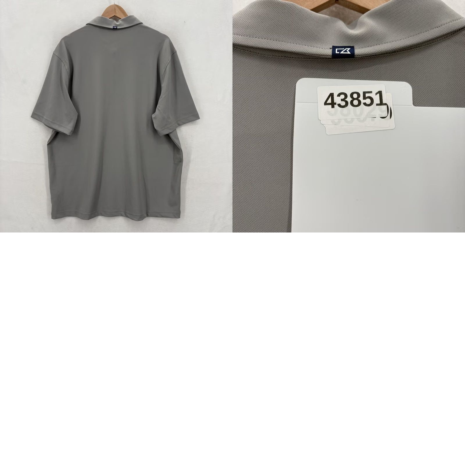 Cutter & Buck Cutter & Buck Polo Shirt Mens XL Gray 2023 Golf Event TRC Outdoors Short Sleeve Polo Shirt Mens XL Gray Size US XL / EU 56 / 4 - 9 Thumbnail