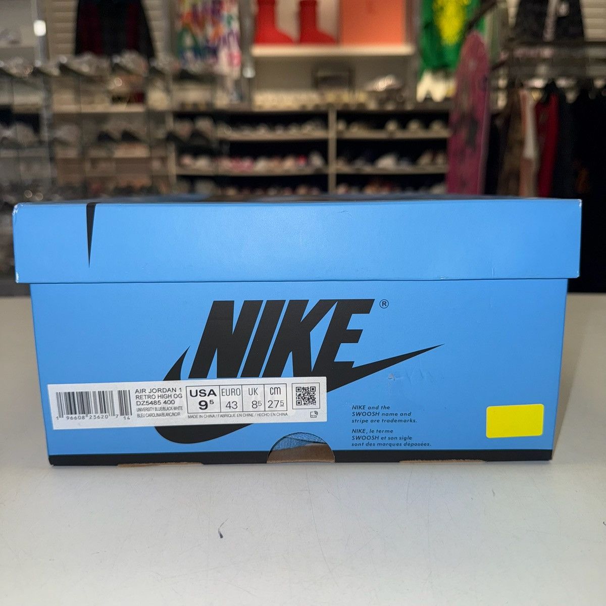 Jordan Brand Size 9.5 - Jordan 1 Retro OG High UNC Toe - DD5485-400 Size US 9.5 / EU 42-43 - 7 Thumbnail