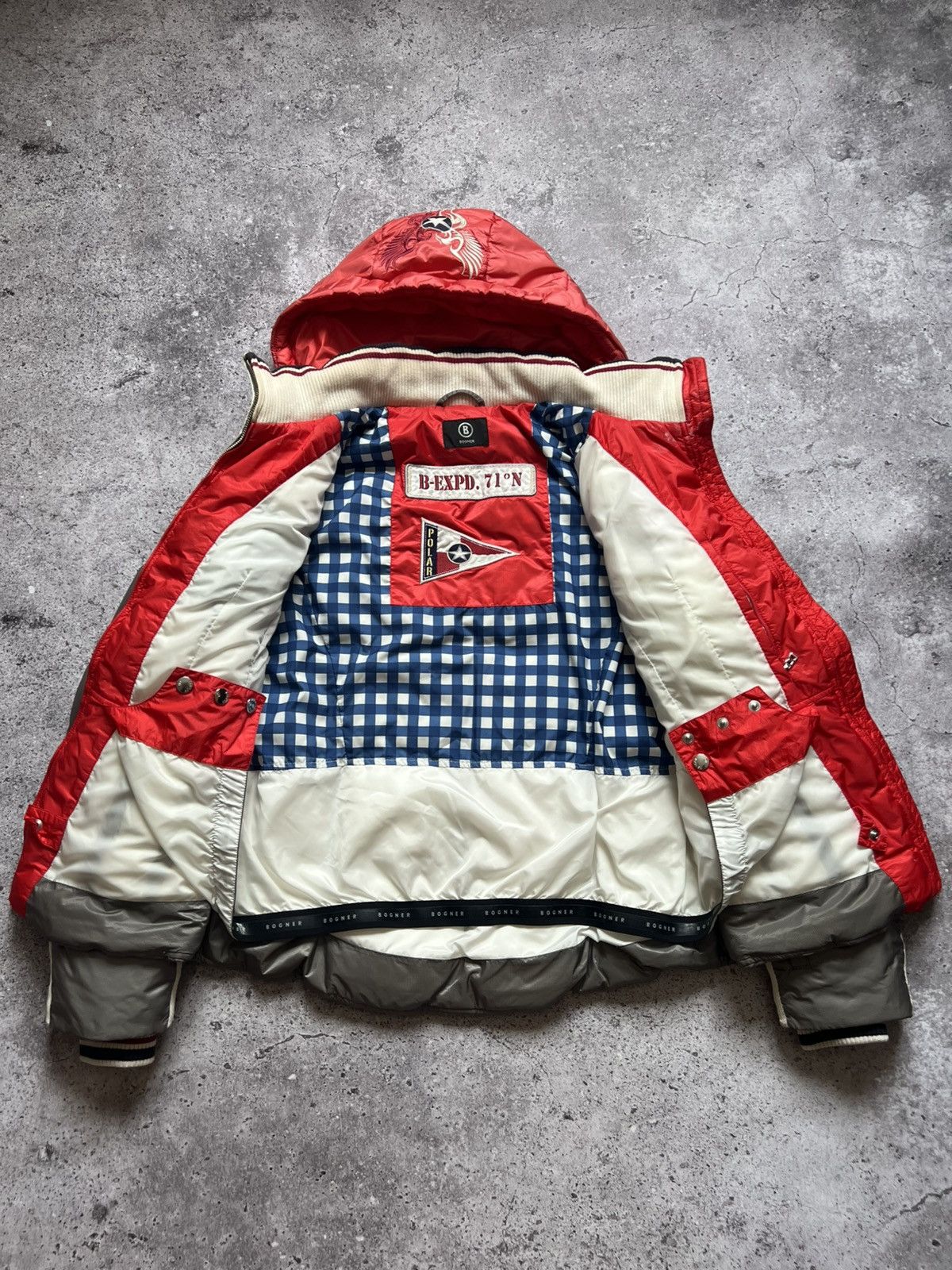 Bogner Bogner Expedition Silver Ski Puffer Jacket Size L / US 10 / IT 46 - 19 Thumbnail