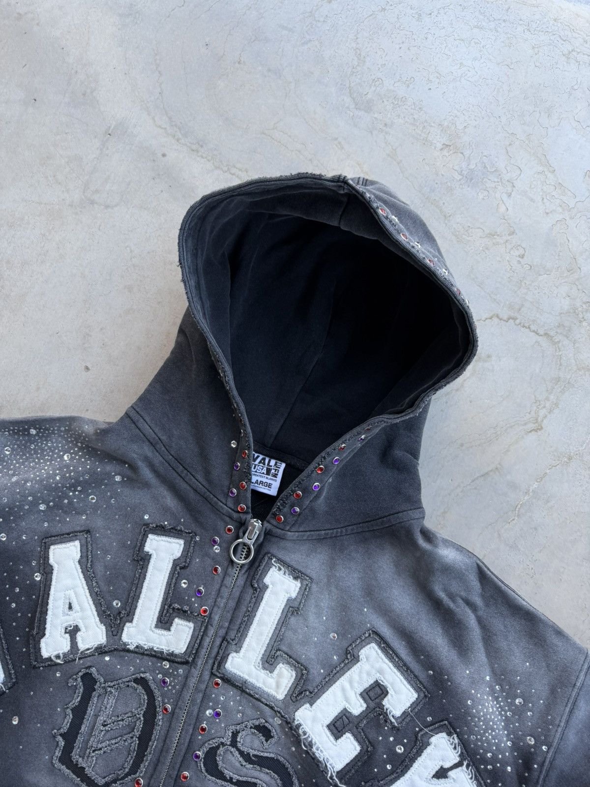 Vale Vale Forever Classico Zip-Up Hoodie – Black | Size XL Size US XL / EU 56 / 4 - 7 Thumbnail