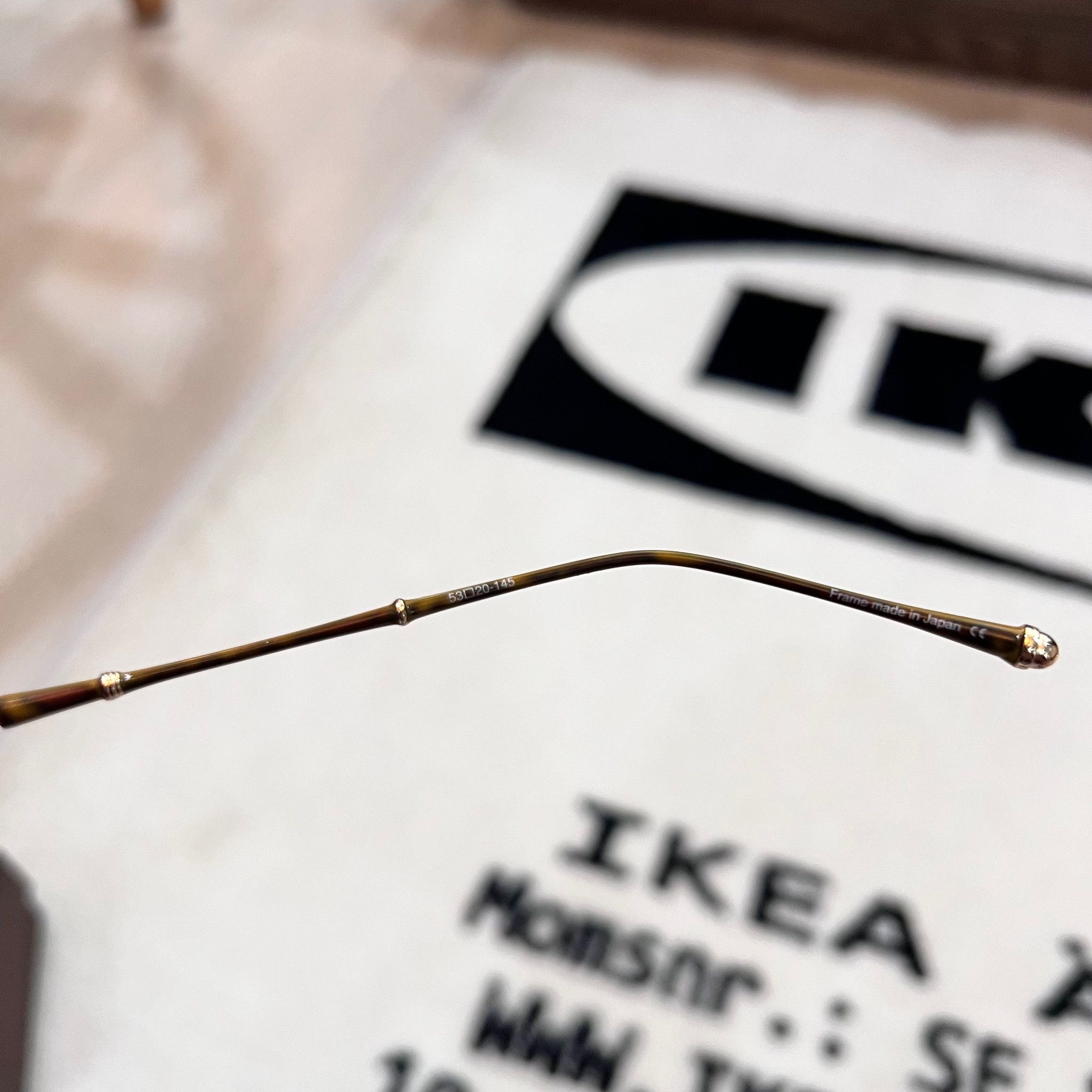 Matsuda Matsuda M2035 5-Barrel Riveted Hinge Sunglasses BROWN GOLD Size ONE SIZE - 8 Thumbnail