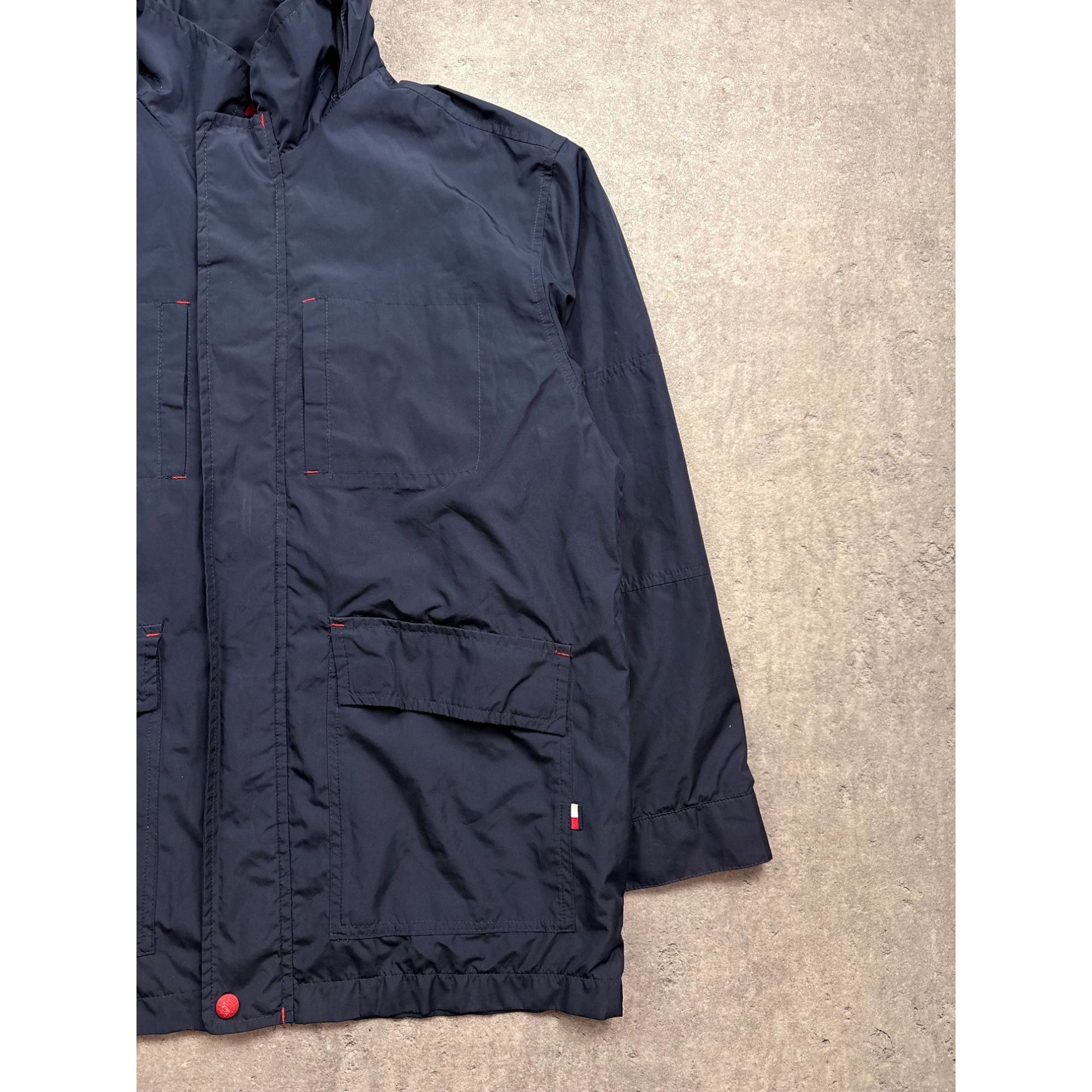 Tommy Hilfiger Tommy Hilfiger Mens Navy Hooded Jacket With Embroidered Logo Size US L / EU 52-54 / 3 - 8 Thumbnail