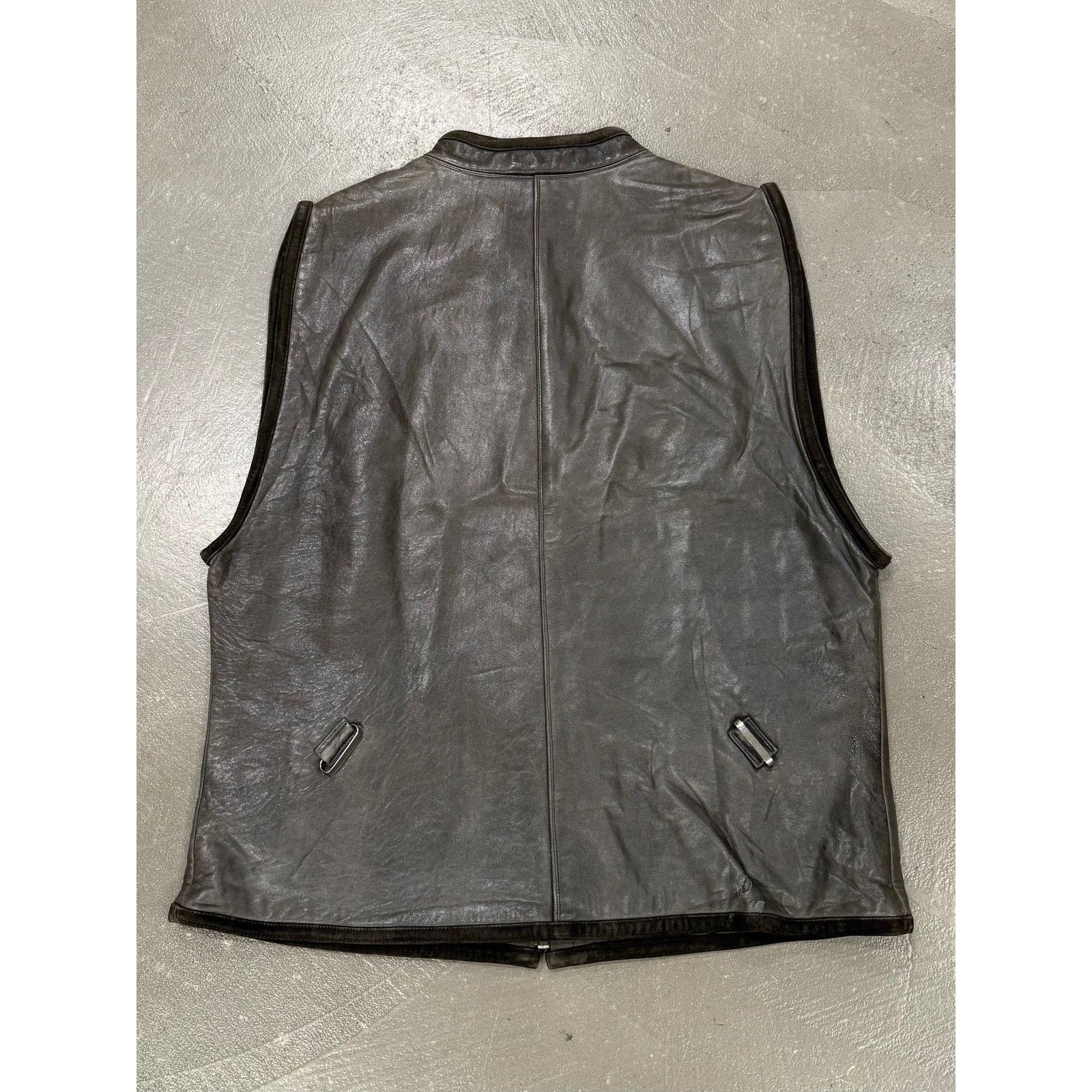 Versace 1980s Gianni Versace studded leather vest Size 44R - 5 Thumbnail