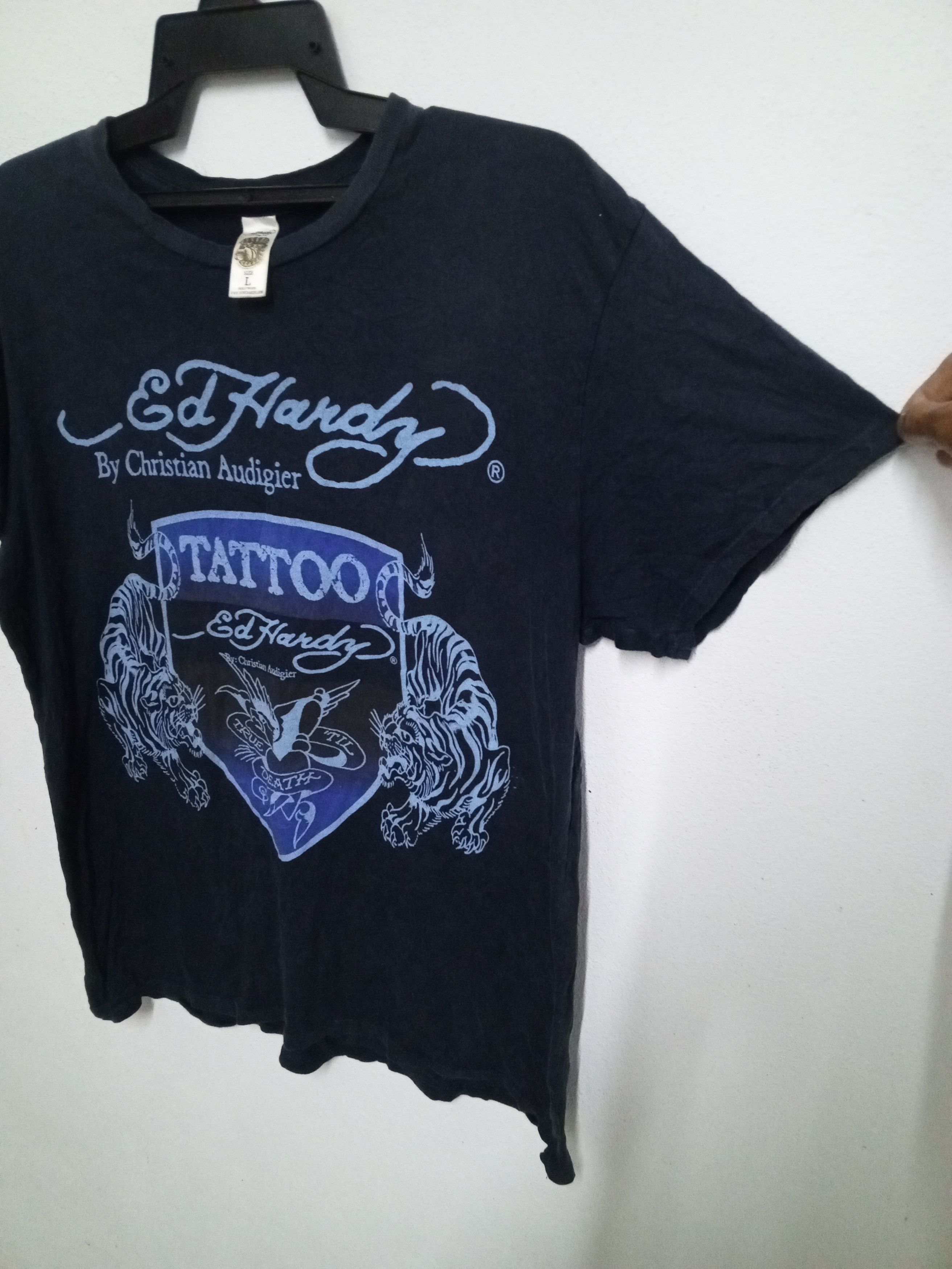 Christian Audigier Ed Hardy × Christian audigier tattoo 2 tiger rare Size US L / EU 52-54 / 3 - 3 Thumbnail