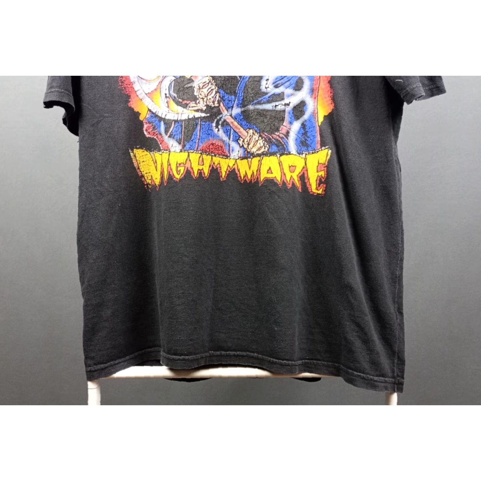 Vintage Vintage Skull T-Shirt 1990s Graphic Tee Men's M Black Unbranded Cotton Short Sleeve Shirt Mens Size US M / EU 48-50 / 2 - 5 Thumbnail