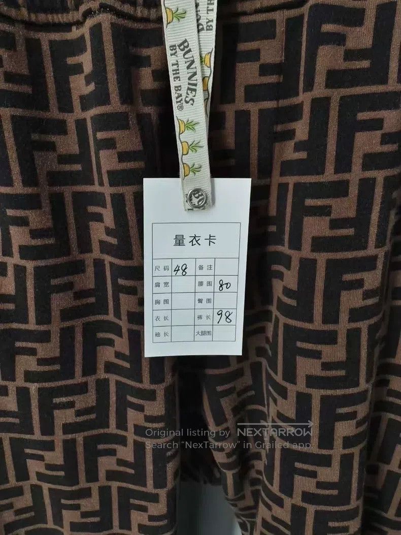 Fendi Fendi Double F Full Print Sweatpants Size US 32 / EU 48 - 5 Thumbnail